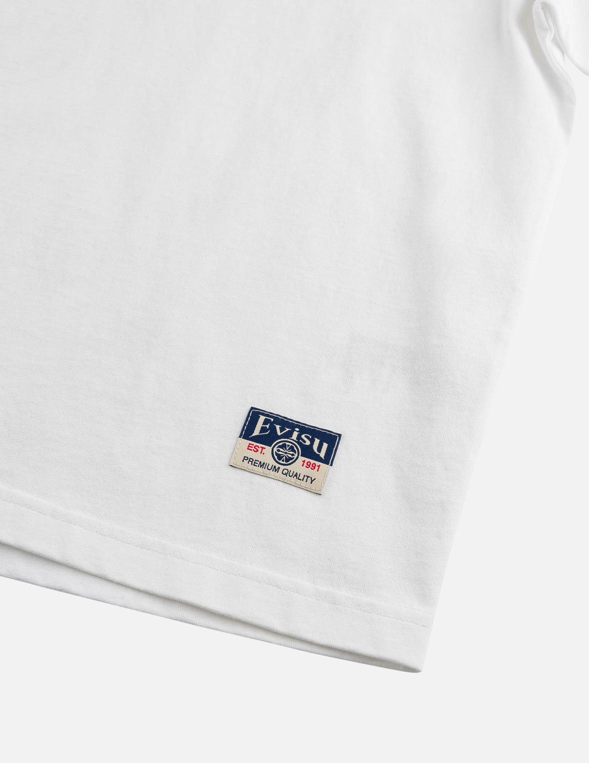 Flocking Logo Kamon Print T-Shirt