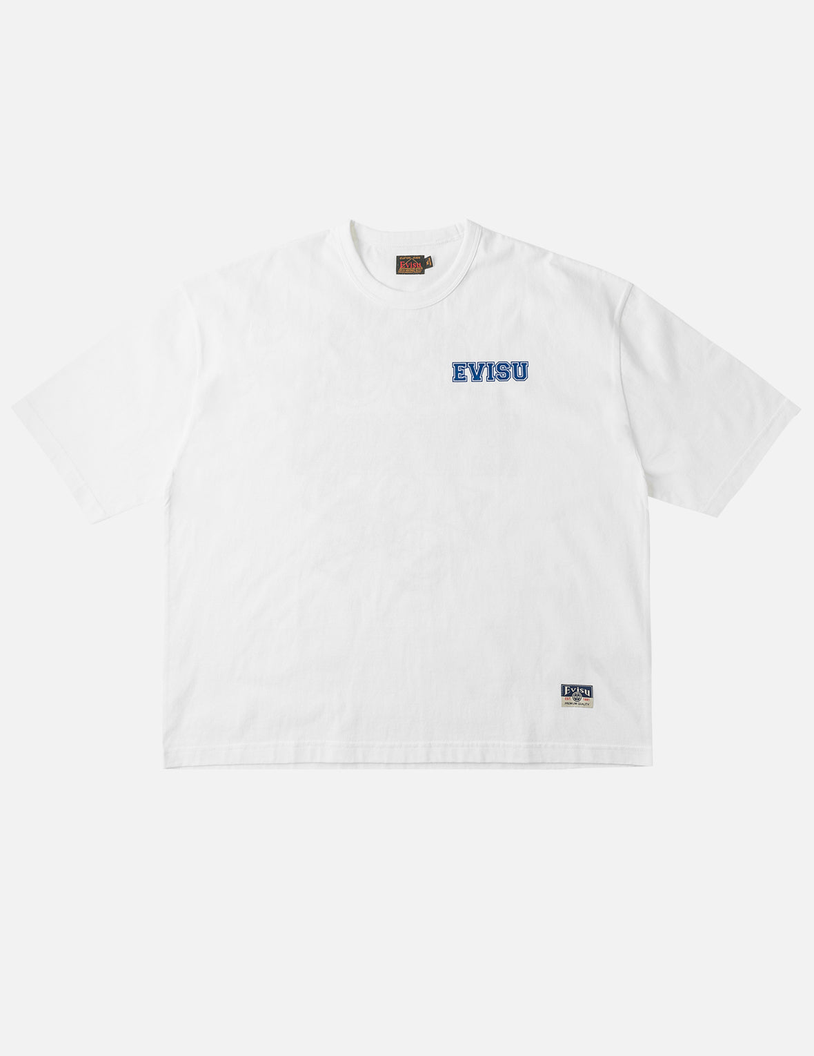Flocking Logo Kamon Print T-Shirt