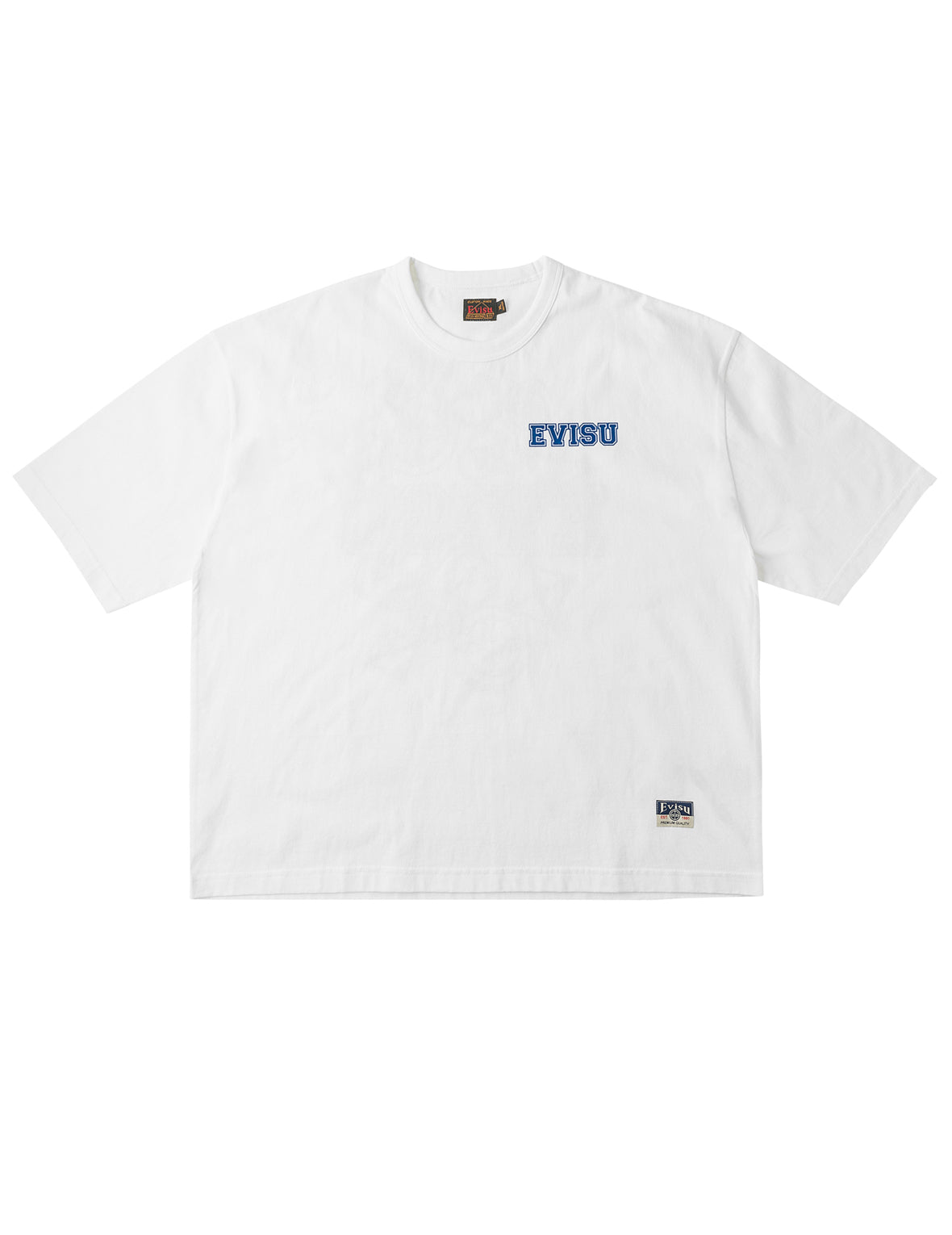 Flocking Logo Kamon Print T-Shirt
