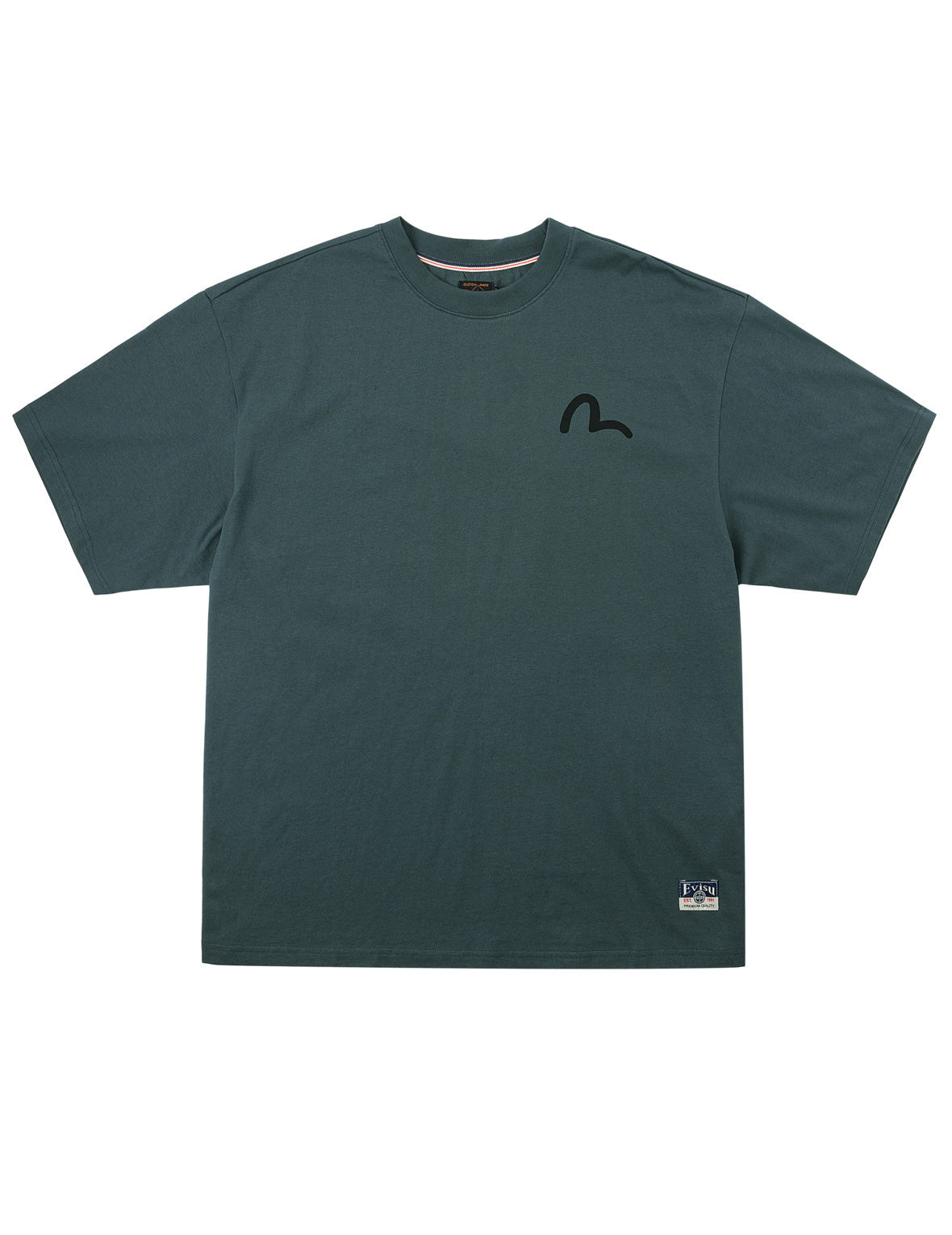 Glitter Seagull Print T-Shirt