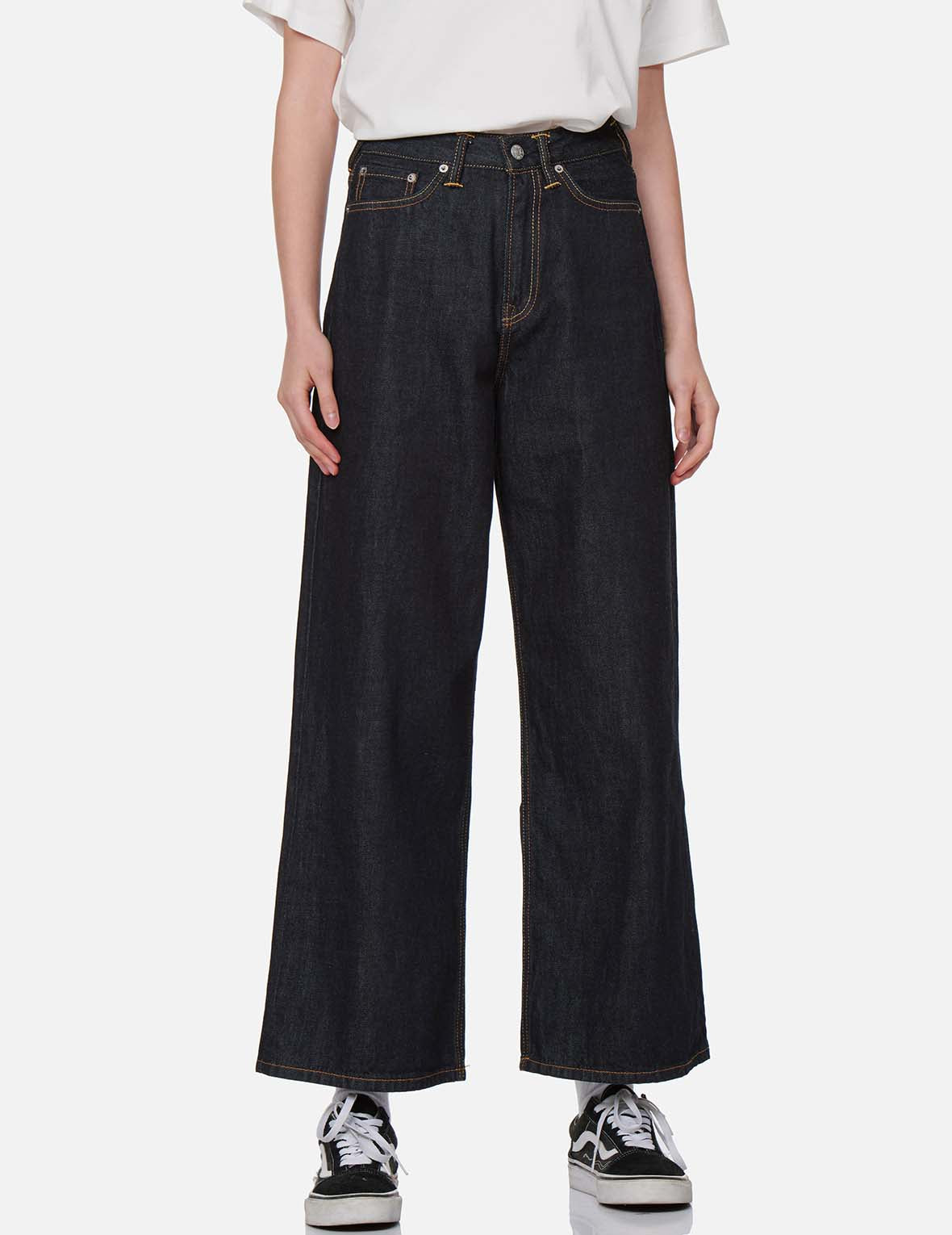 Daicock Print Wide Leg Jeans