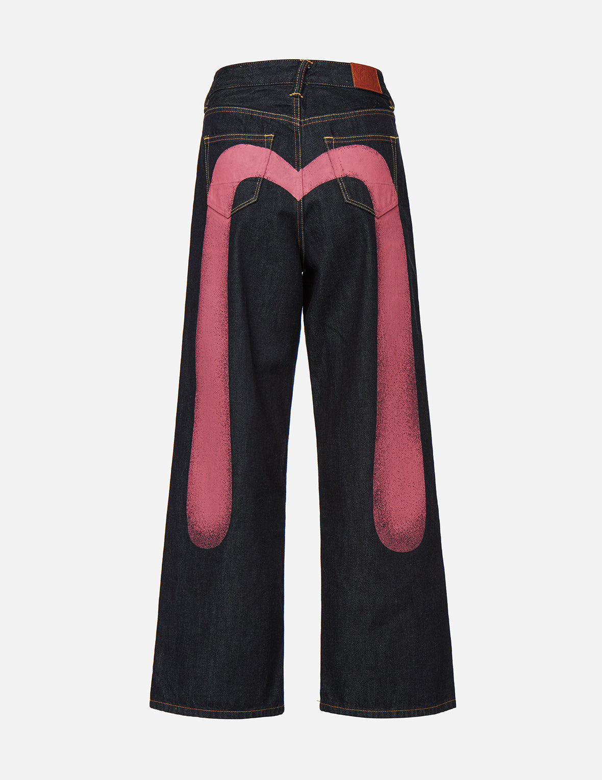 Daicock Print Wide Leg Jeans