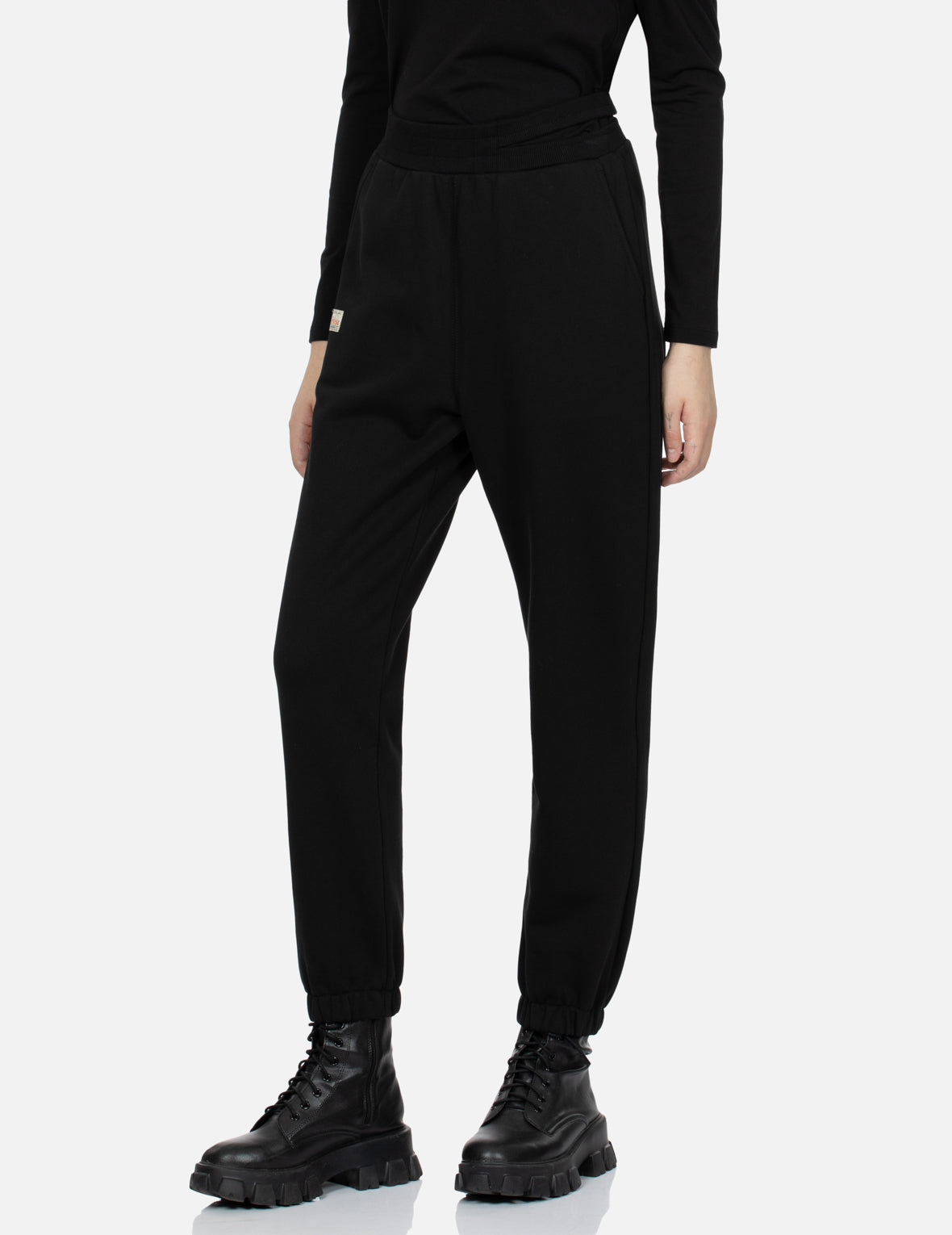 Iridescent Daicock Fashion Fit Sweatpants with Cut-out Waistband