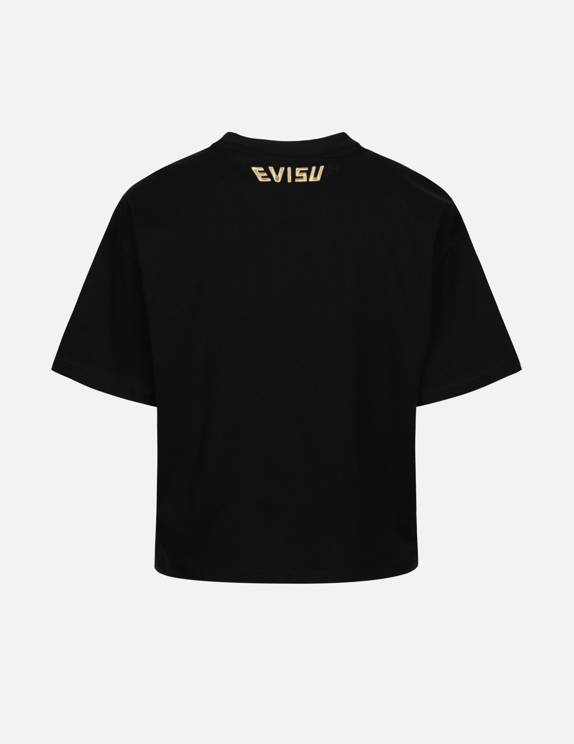 Brocade Seagull Appliqué Drop-shoulder T-shirt