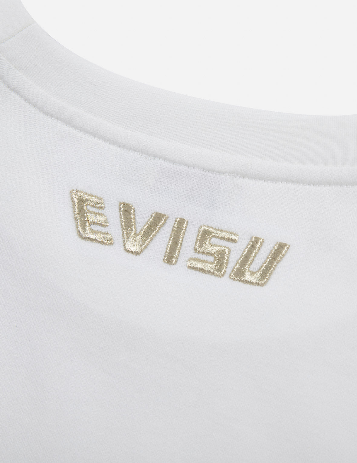 Brocade Seagull Appliqué Drop-shoulder T-shirt