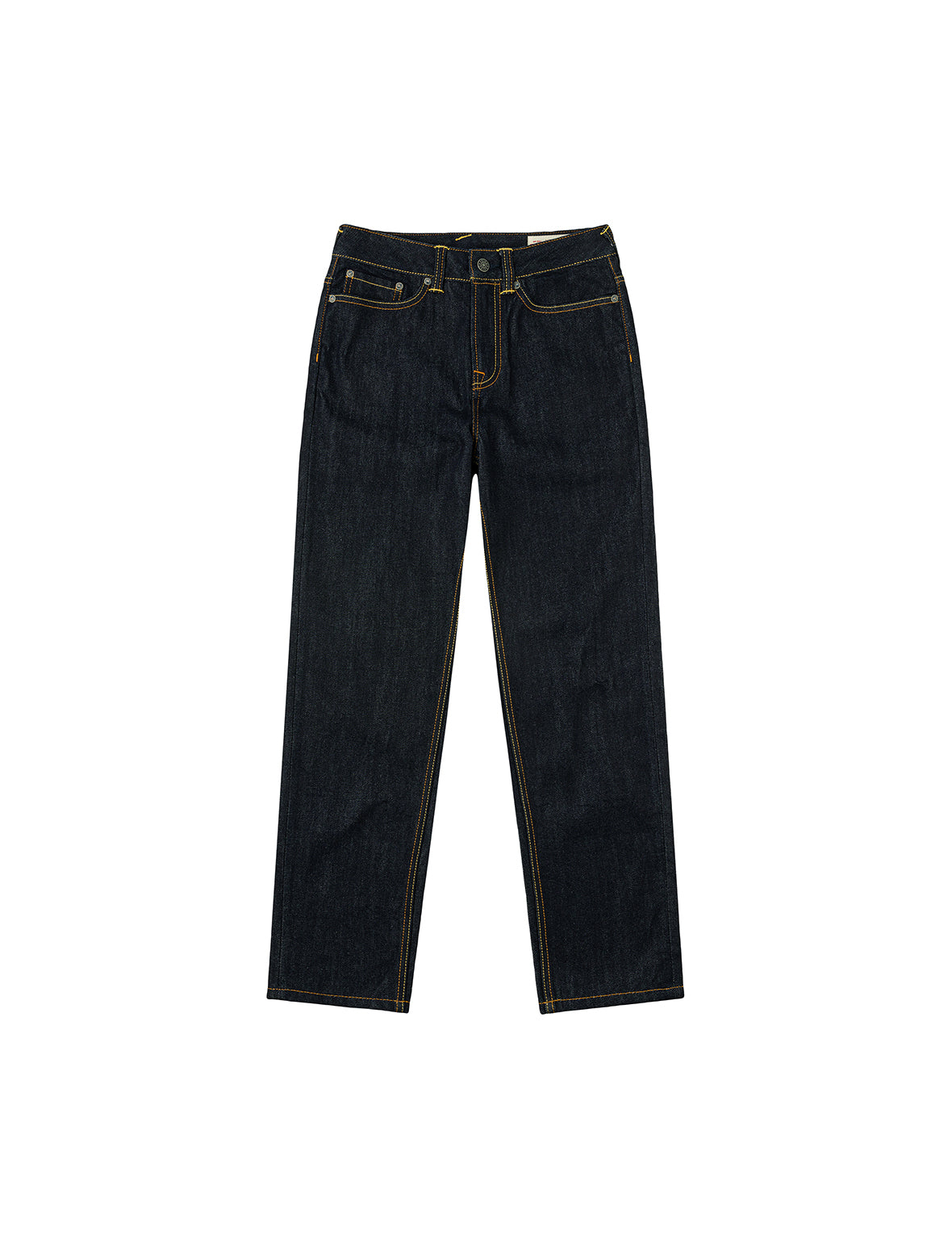 Seagull Embroidery with Metal Studs Relax Fit Jeans