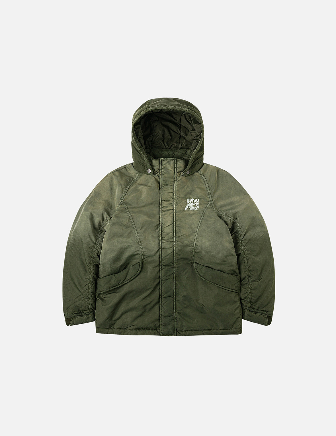 Logo and Slogan Embroidery Fashion Fit Jacket