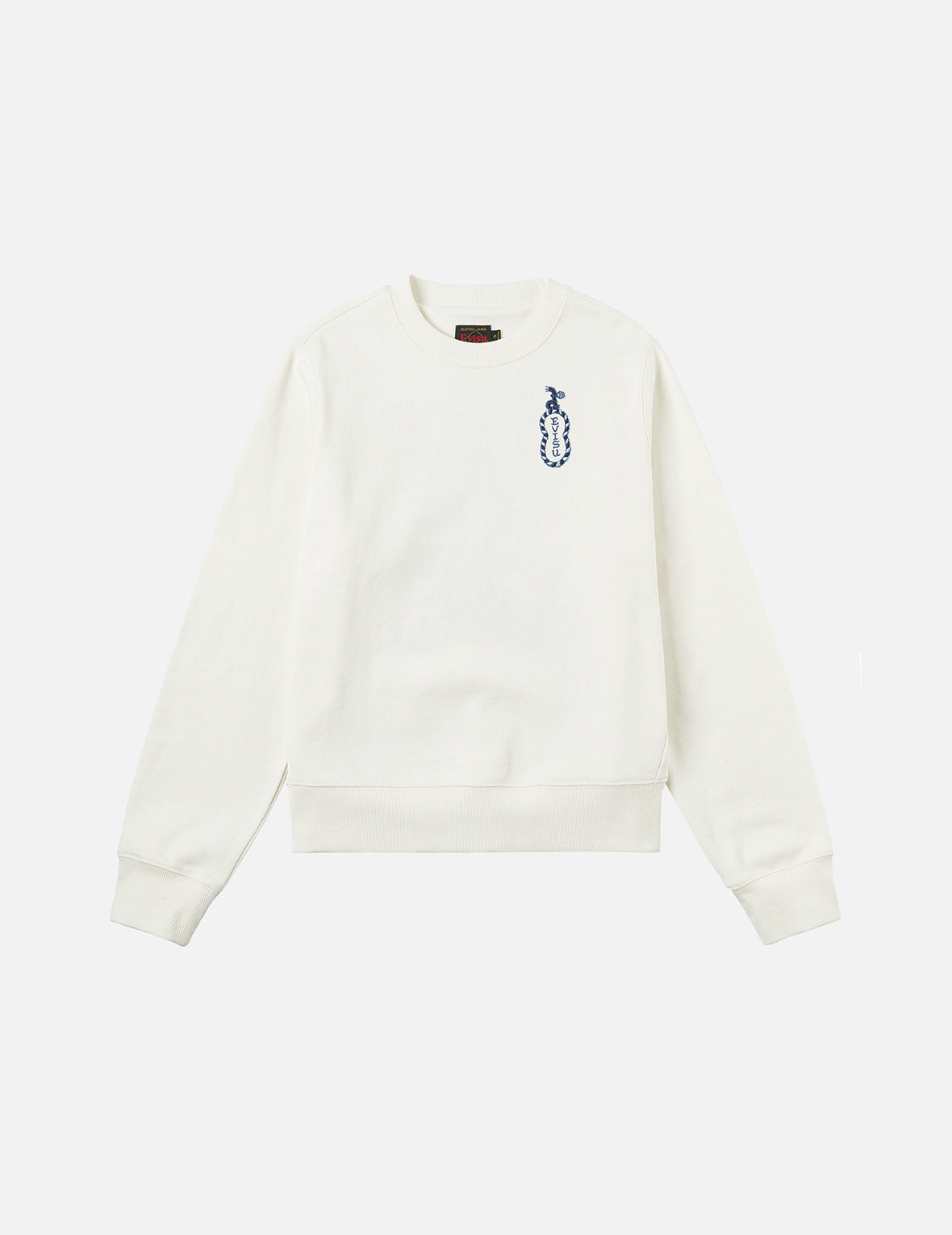 Cat and Logo Embroidery Regular Fit Sweatshirt