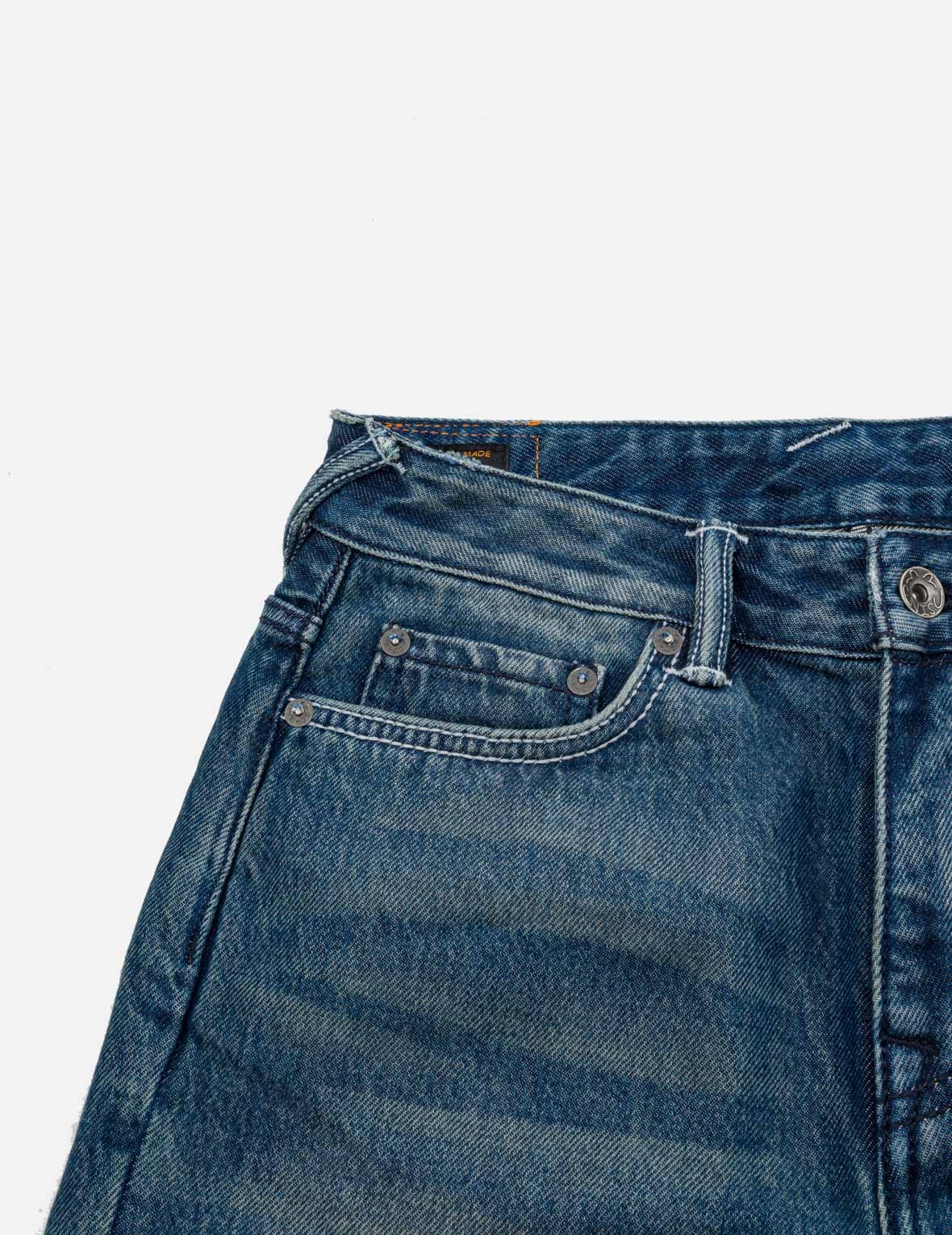 Sky Blue Seagull Classic Relaxed Fit Jeans