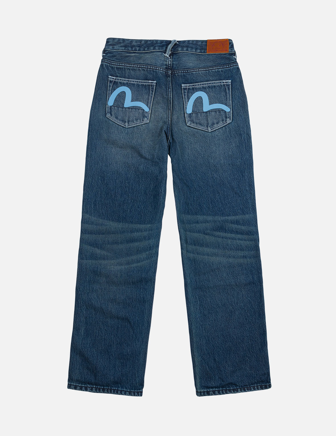 Sky Blue Seagull Classic Relaxed Fit Jeans