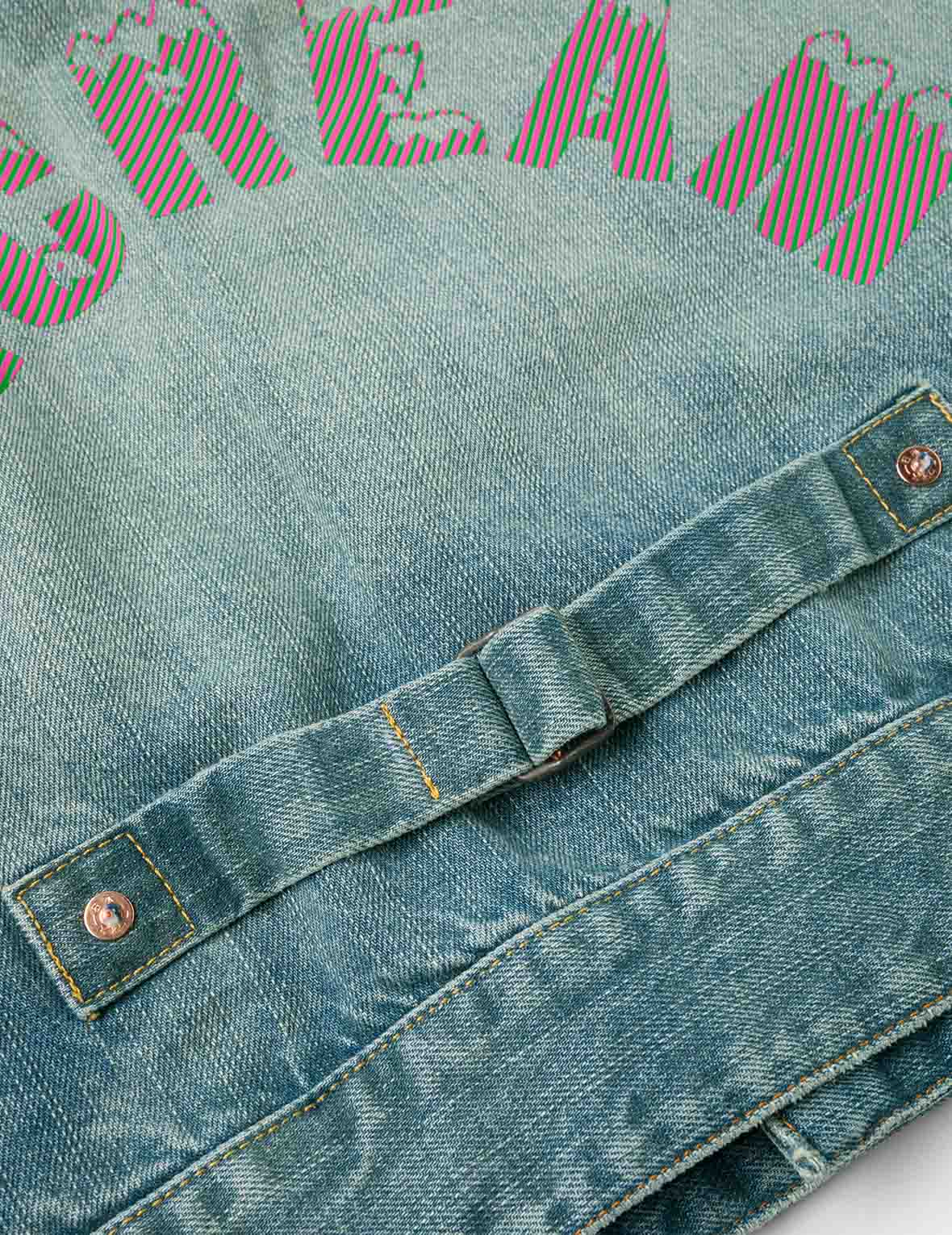 【EXCLUSIVE】EVISU X ICECREAM Seagull Denim Jacket