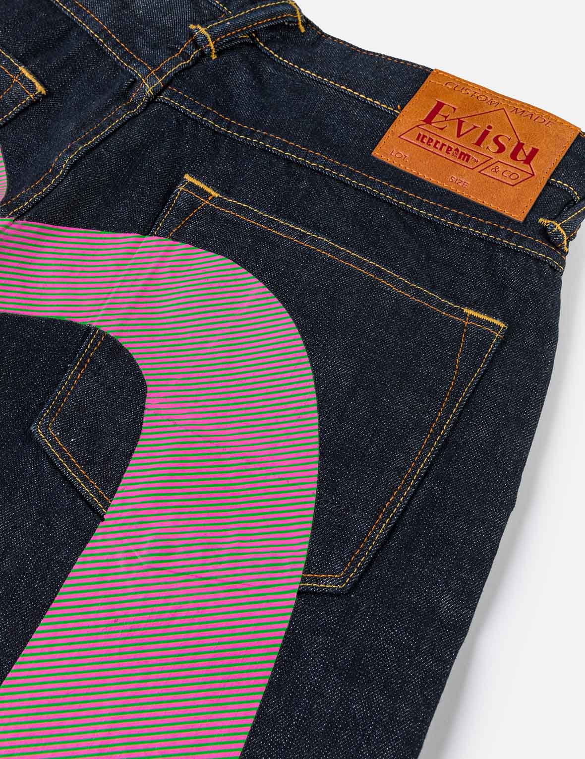 EVISU X ICECREAM Daicock Jeans