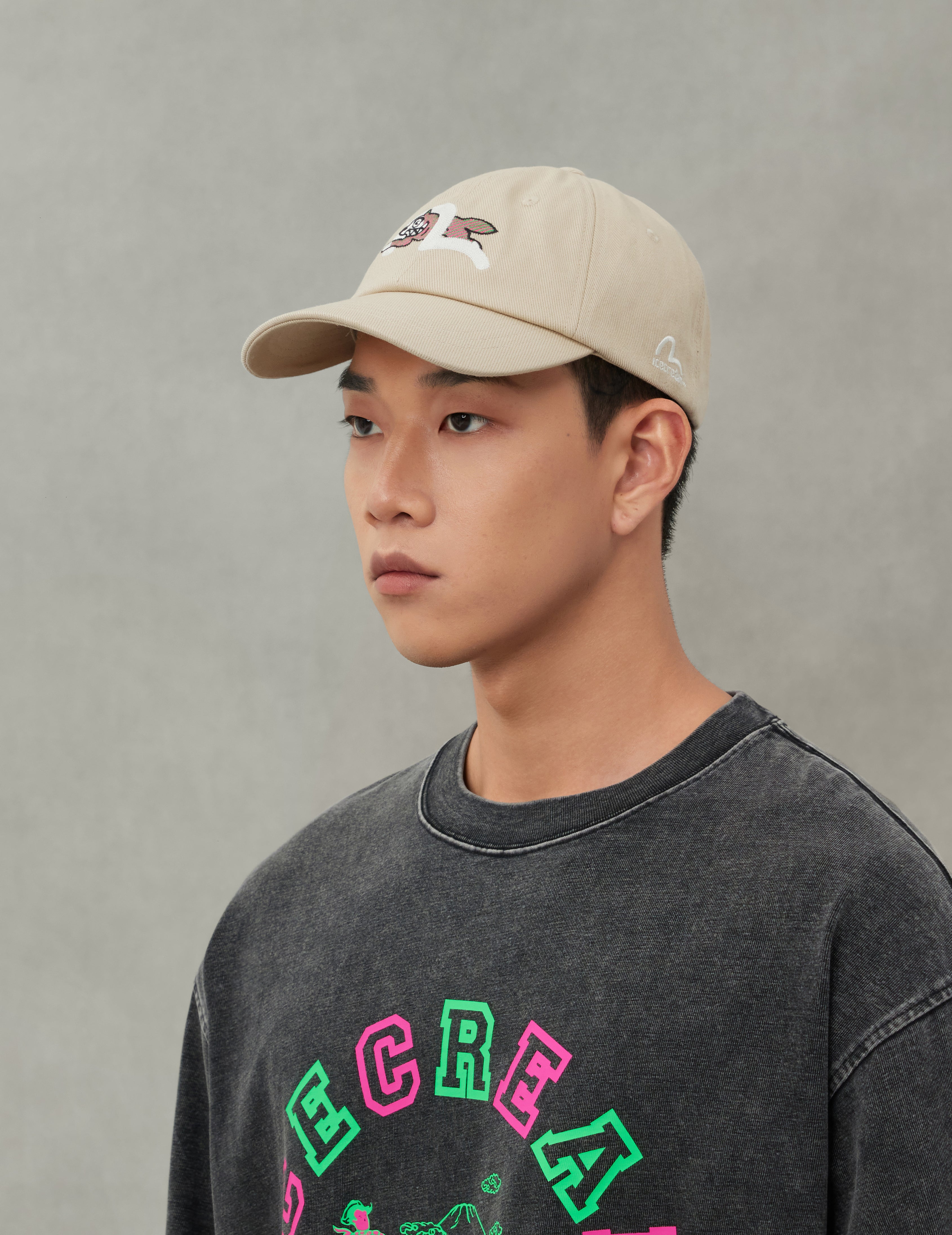 EVISU X ICECREAM Logo Cap - Light Beige
