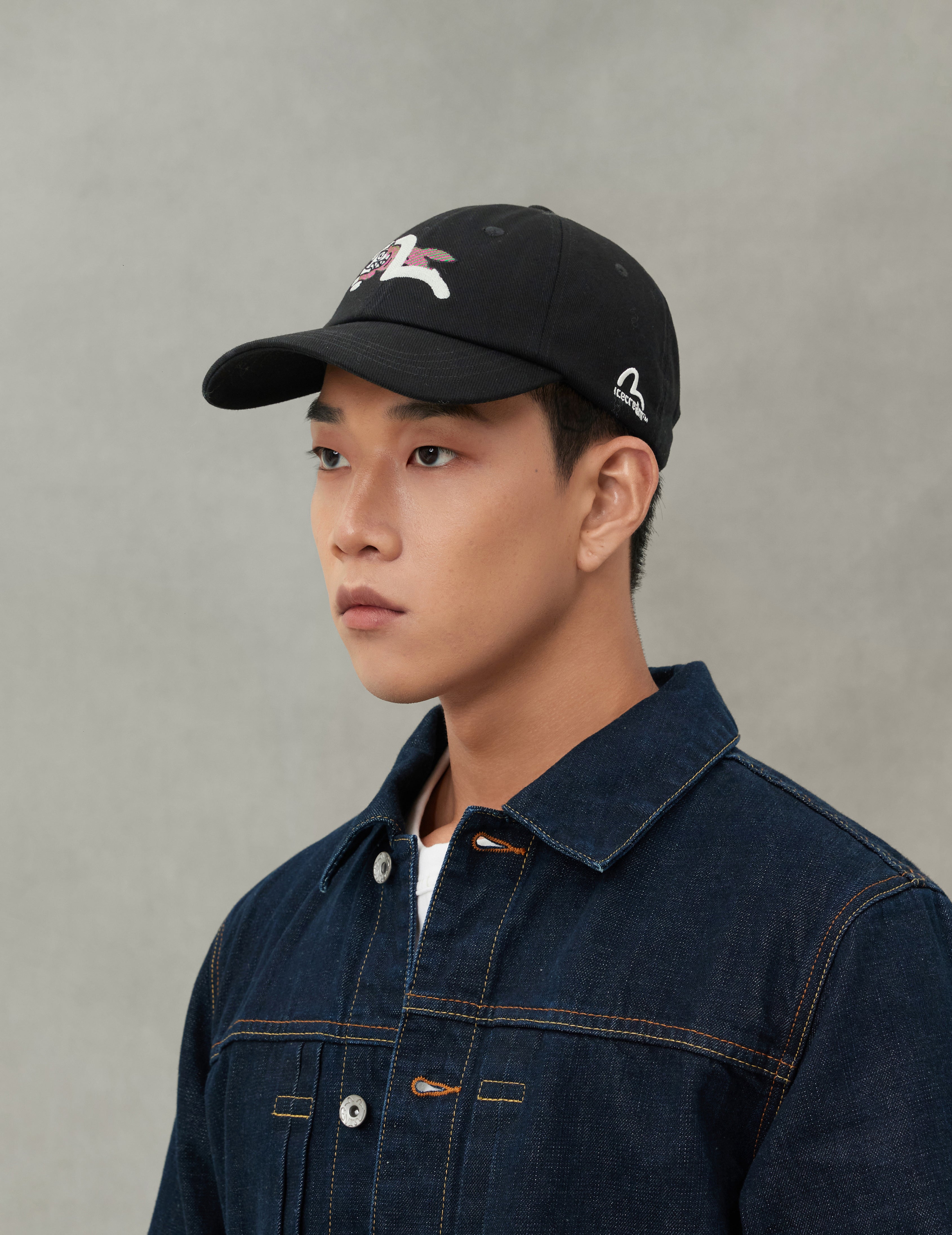 EVISU X ICECREAM Logo Cap - Black