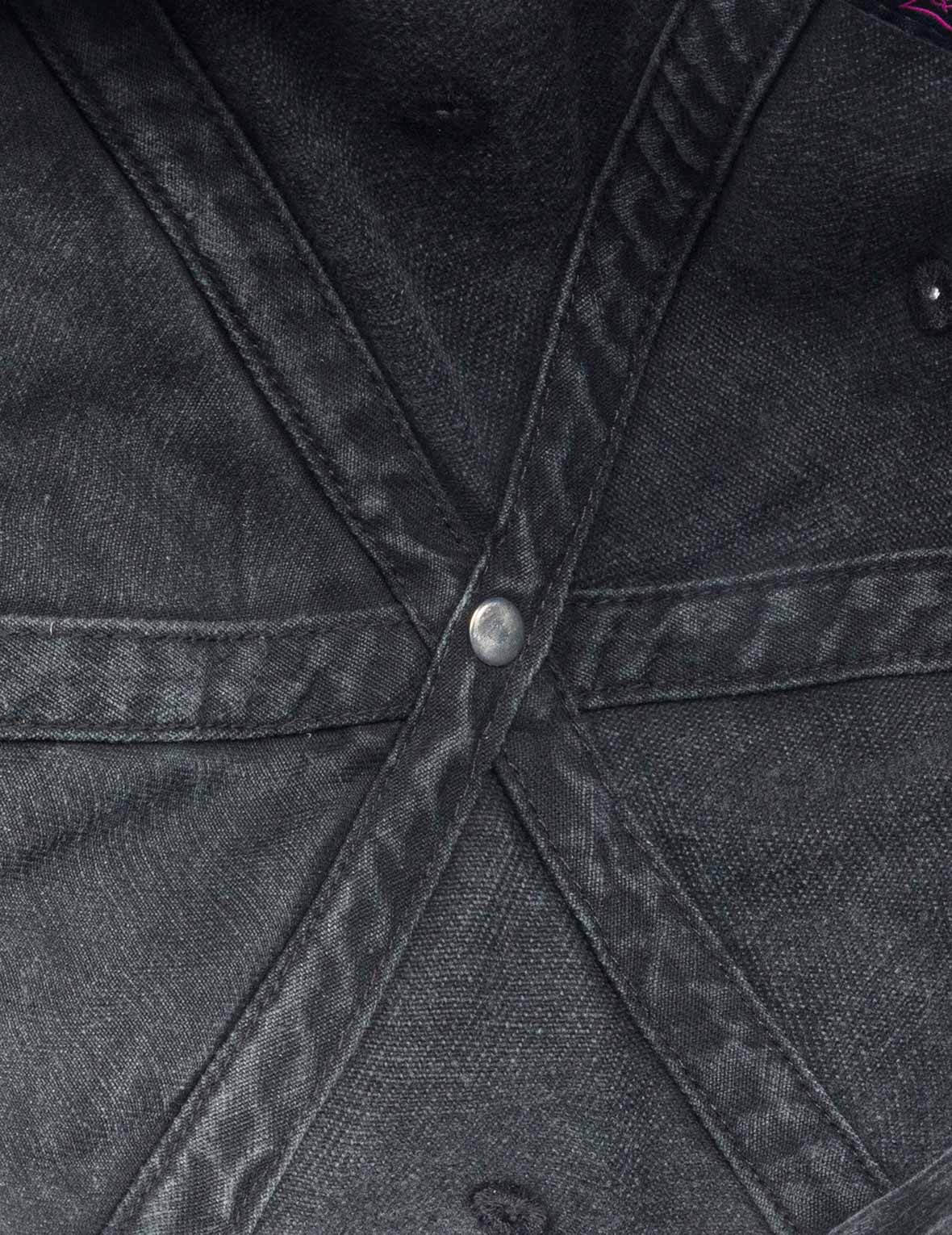 EVISU X ICECREAM Logo Cap - Black Washed