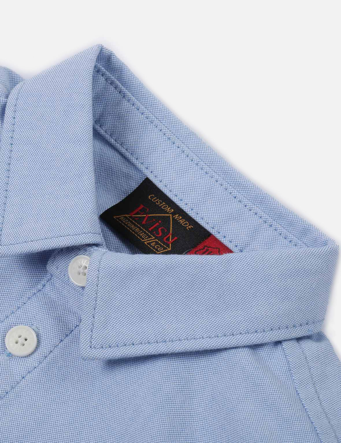 Denim Daicock Insert Oxford Shirt