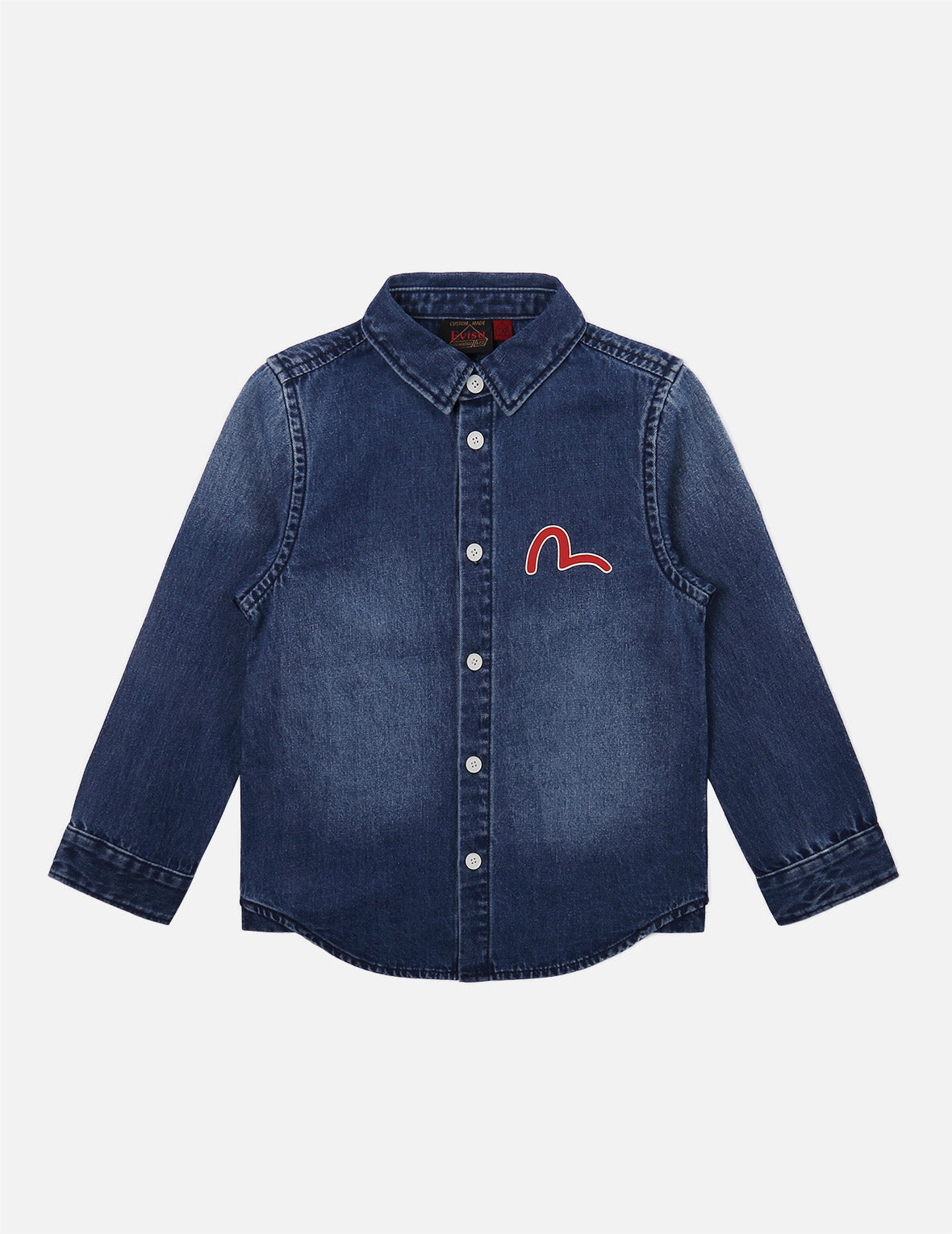 Godhead Print Denim Shirt