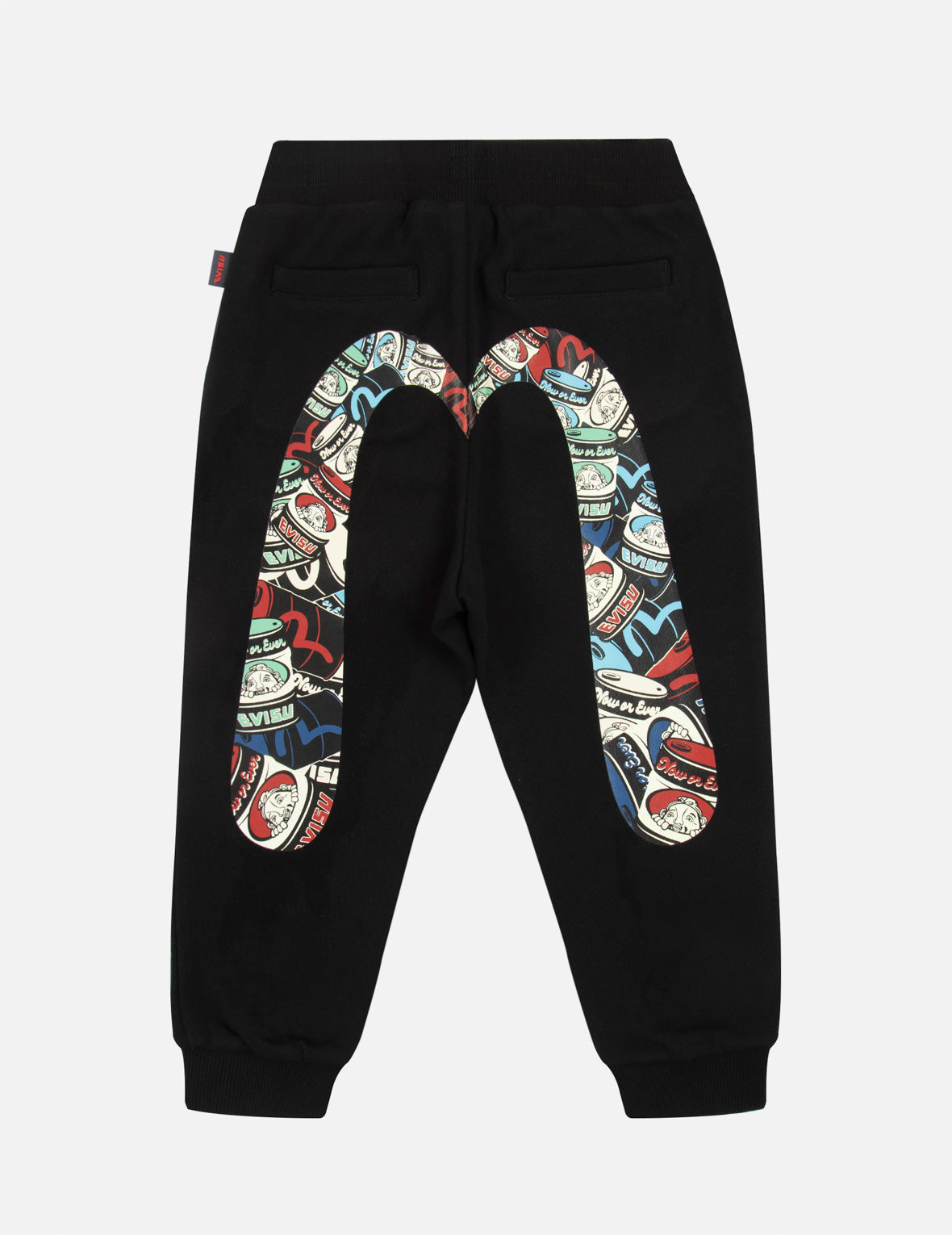 Oil Barrel-pattern Daicock Print Regular Fit Sweatpants