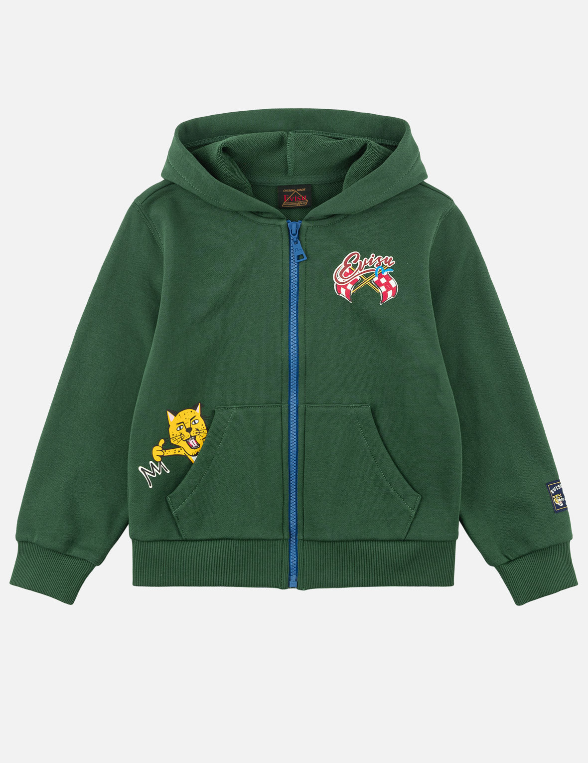 Leopard Multi-Pocket Zip-Up Hoodie