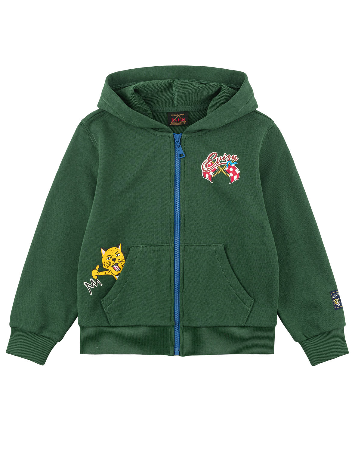 Leopard Multi-Pocket Zip-Up Hoodie