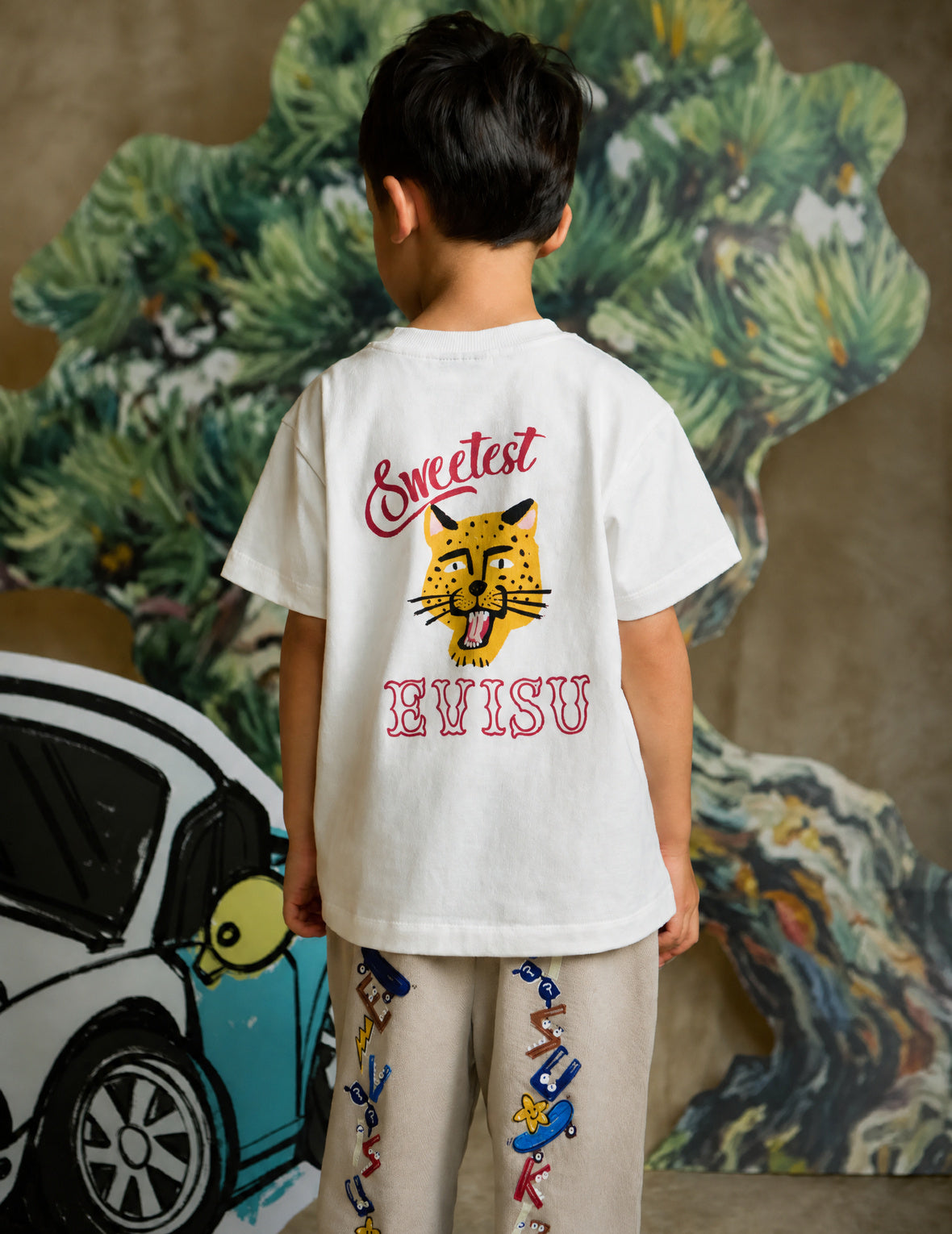 Big-Mouth Tiger Sweetest EVISU T-Shirt
