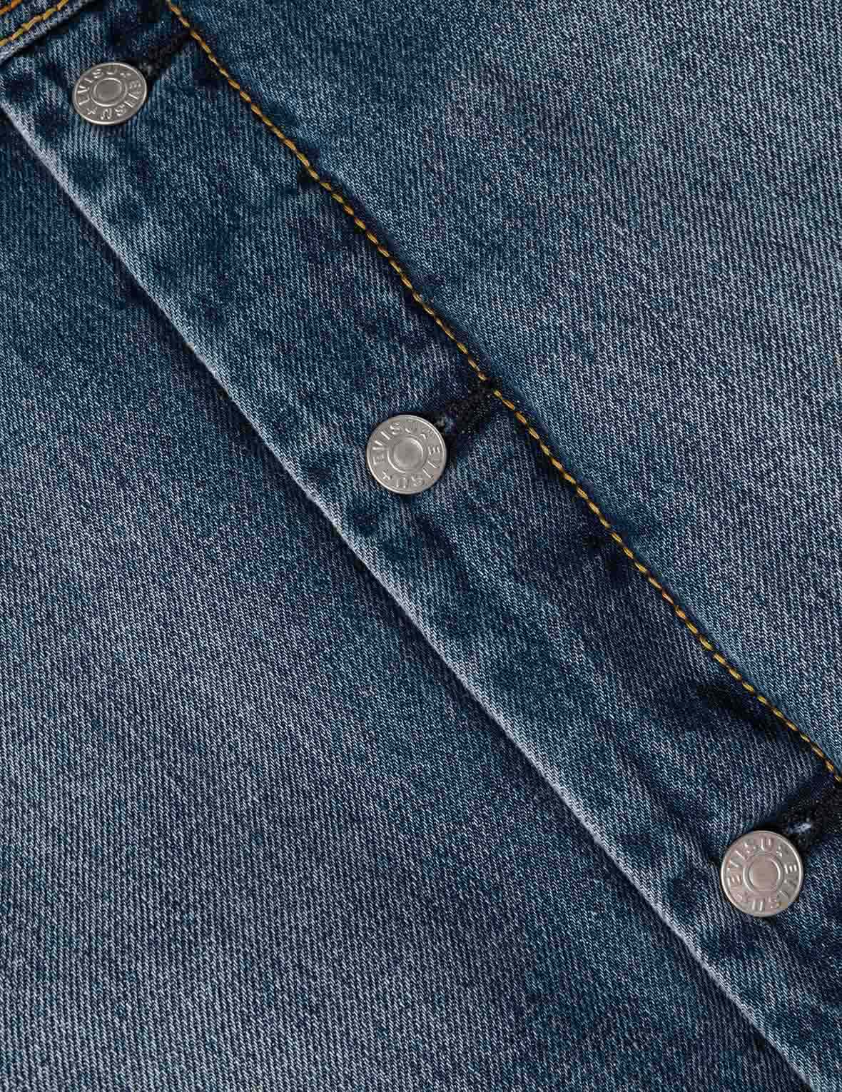 EVISU X MOOSE KNUCKLES Ukiyo-e Wave Denim Jacket