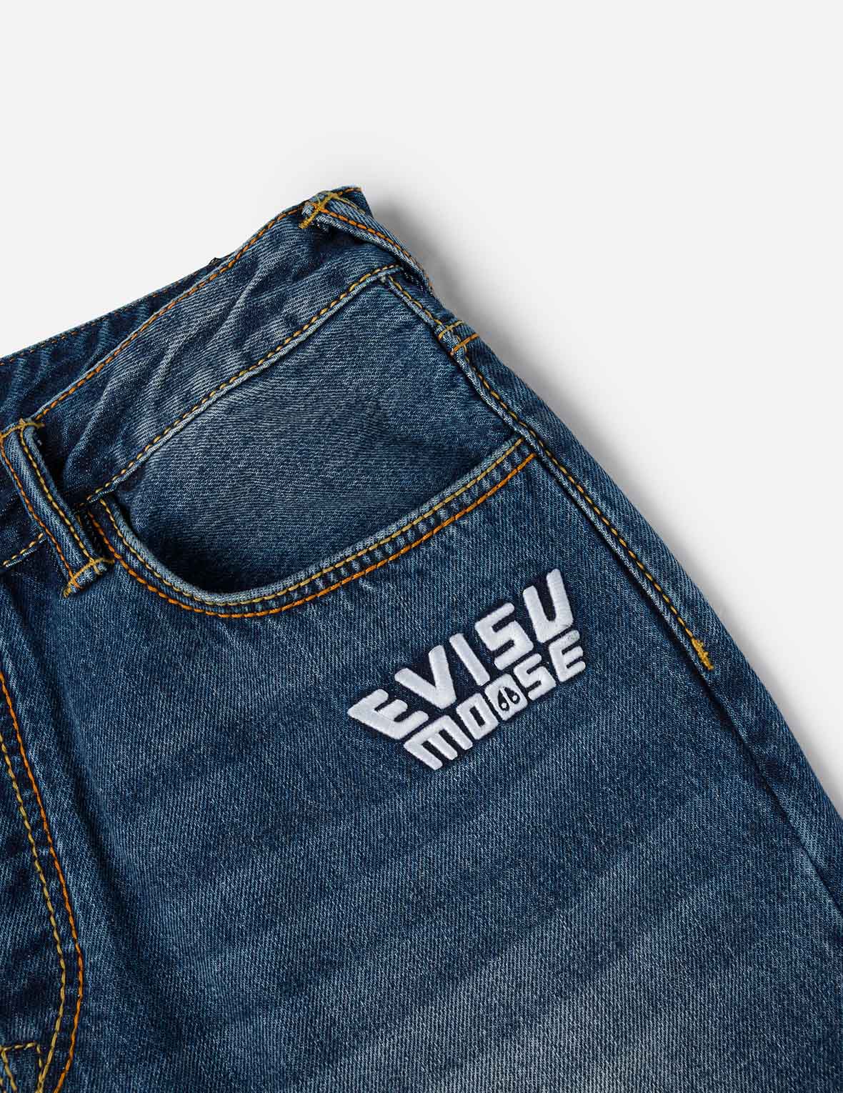 EVISU X MOOSE KNUCKLES Ukiyo-e Jeans