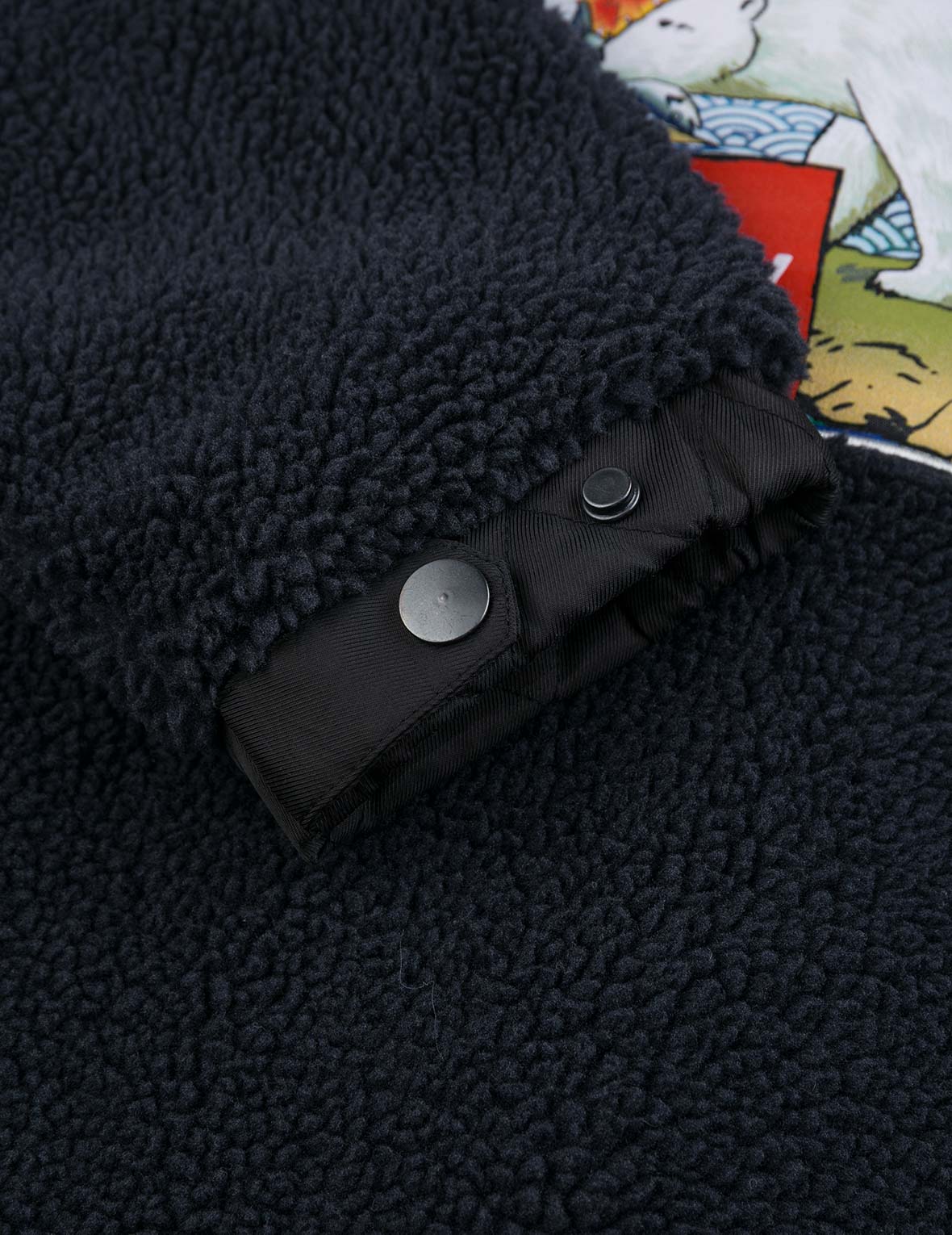 EVISU X MOOSE KNUCKLES Ukiyo-e Sherpa Jacket