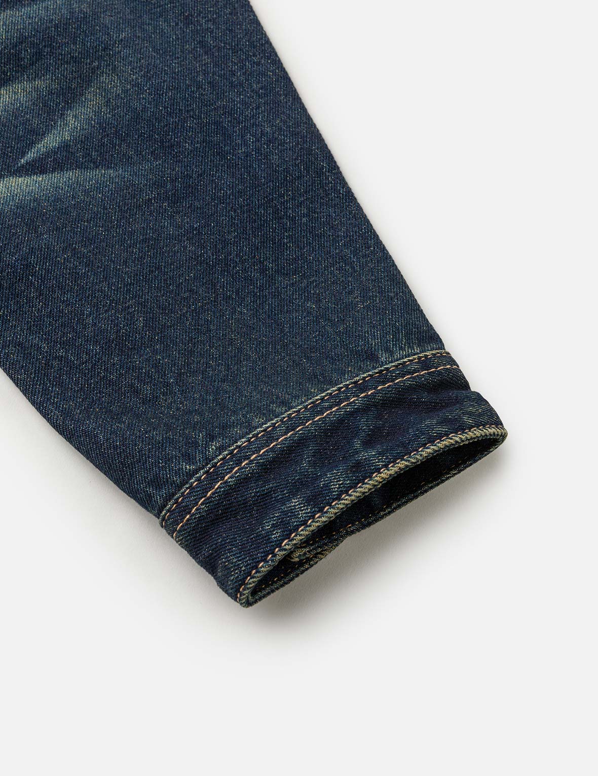 Layered Pocket Denim Worker Jacket