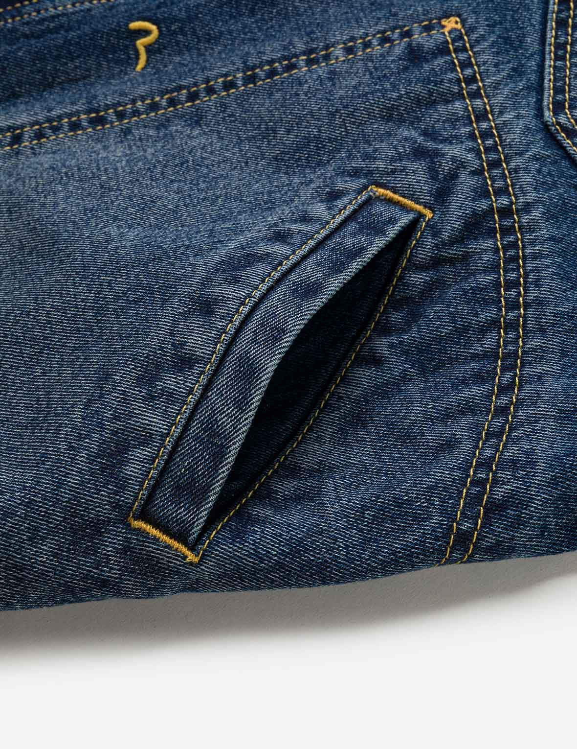Sand Washed Crocodile Print Denim Jacket