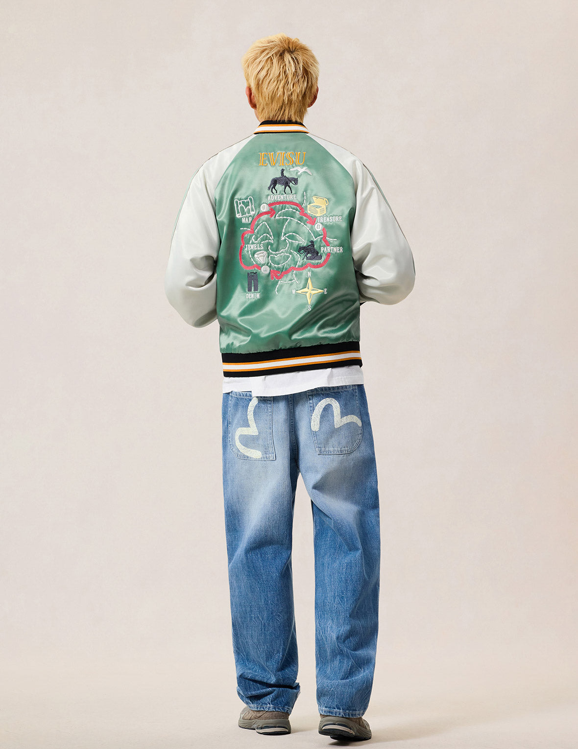 Treasure Hunt Faded Souvenir Jacket