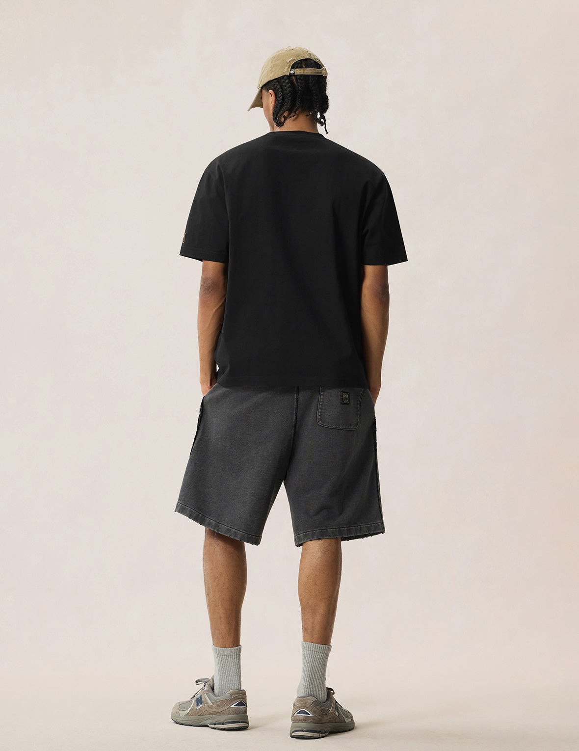 Chain Stitch Seagull Heavy Washed Sweatshorts