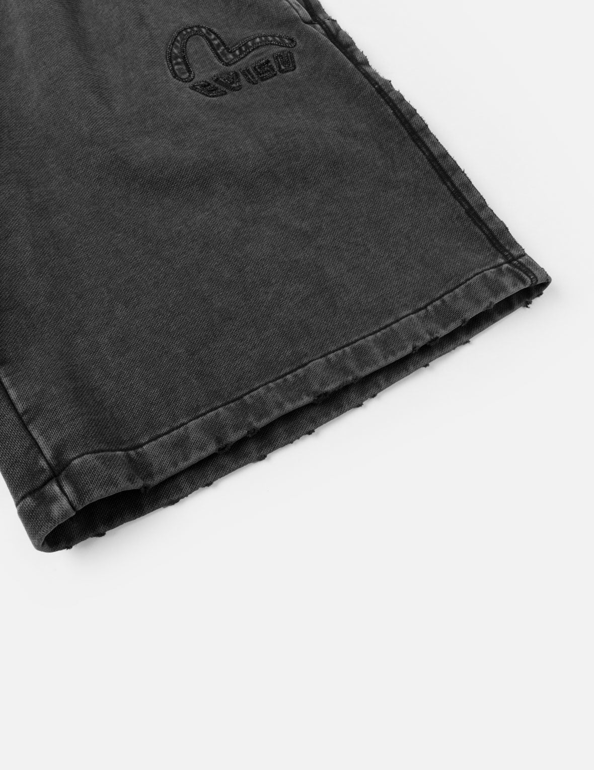 Chain Stitch Seagull Heavy Washed Sweatshorts