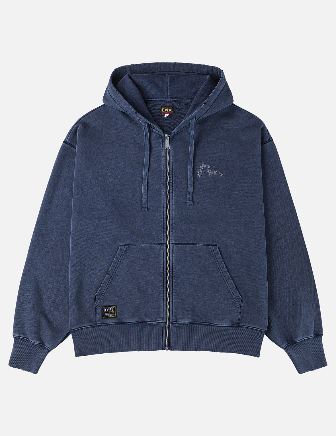 Heavy Washed and Distressed Hoodie