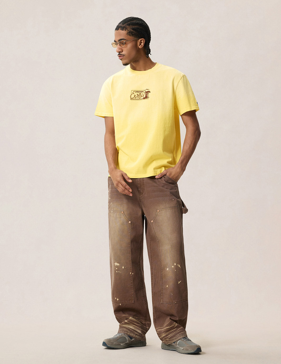 Cowboy Boots Logo Embroidery T-shirt