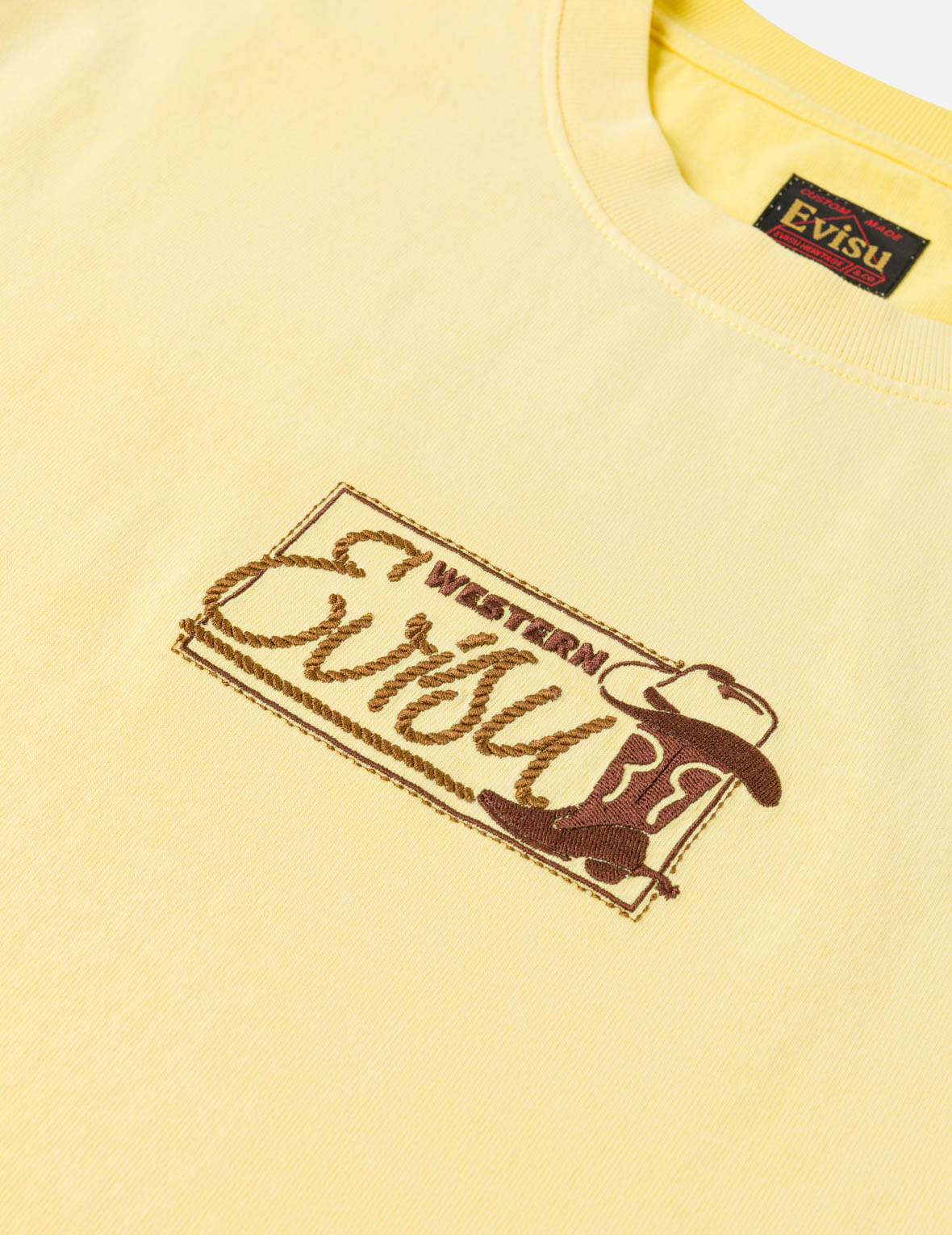 Cowboy Boots Logo Embroidery T-shirt
