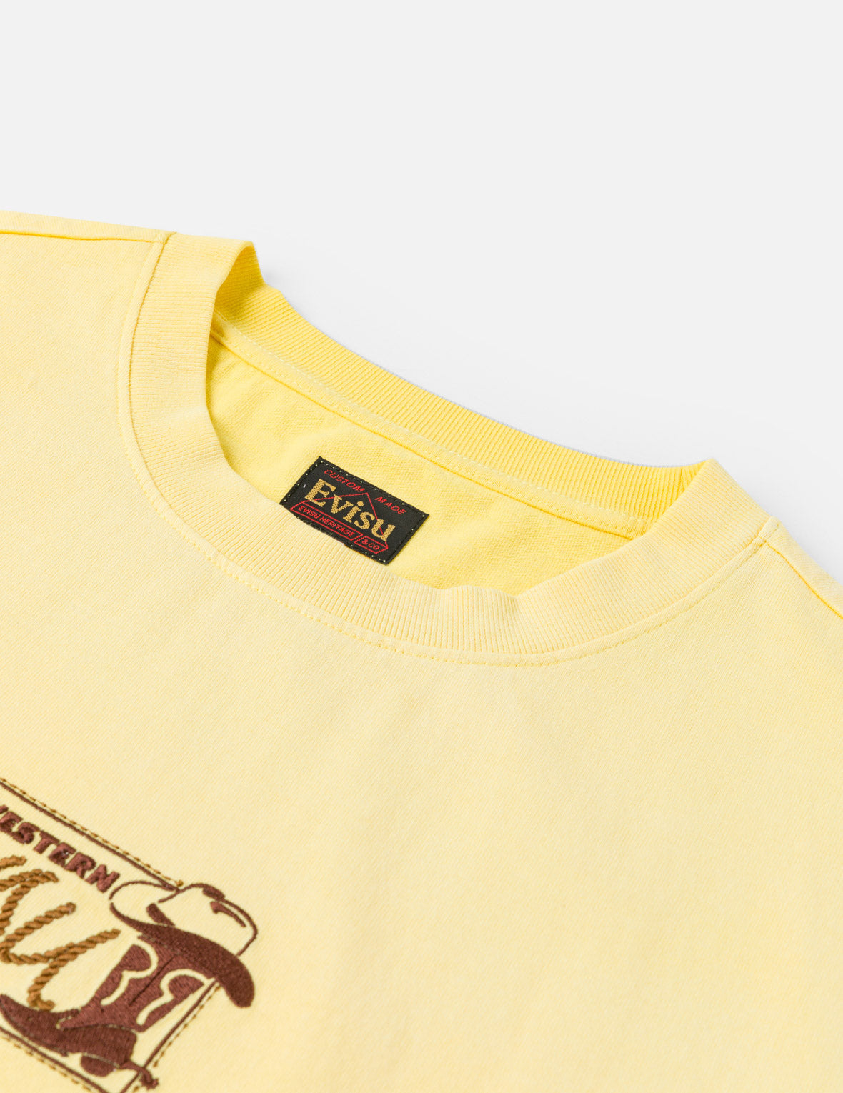 Cowboy Boots Logo Embroidery T-shirt