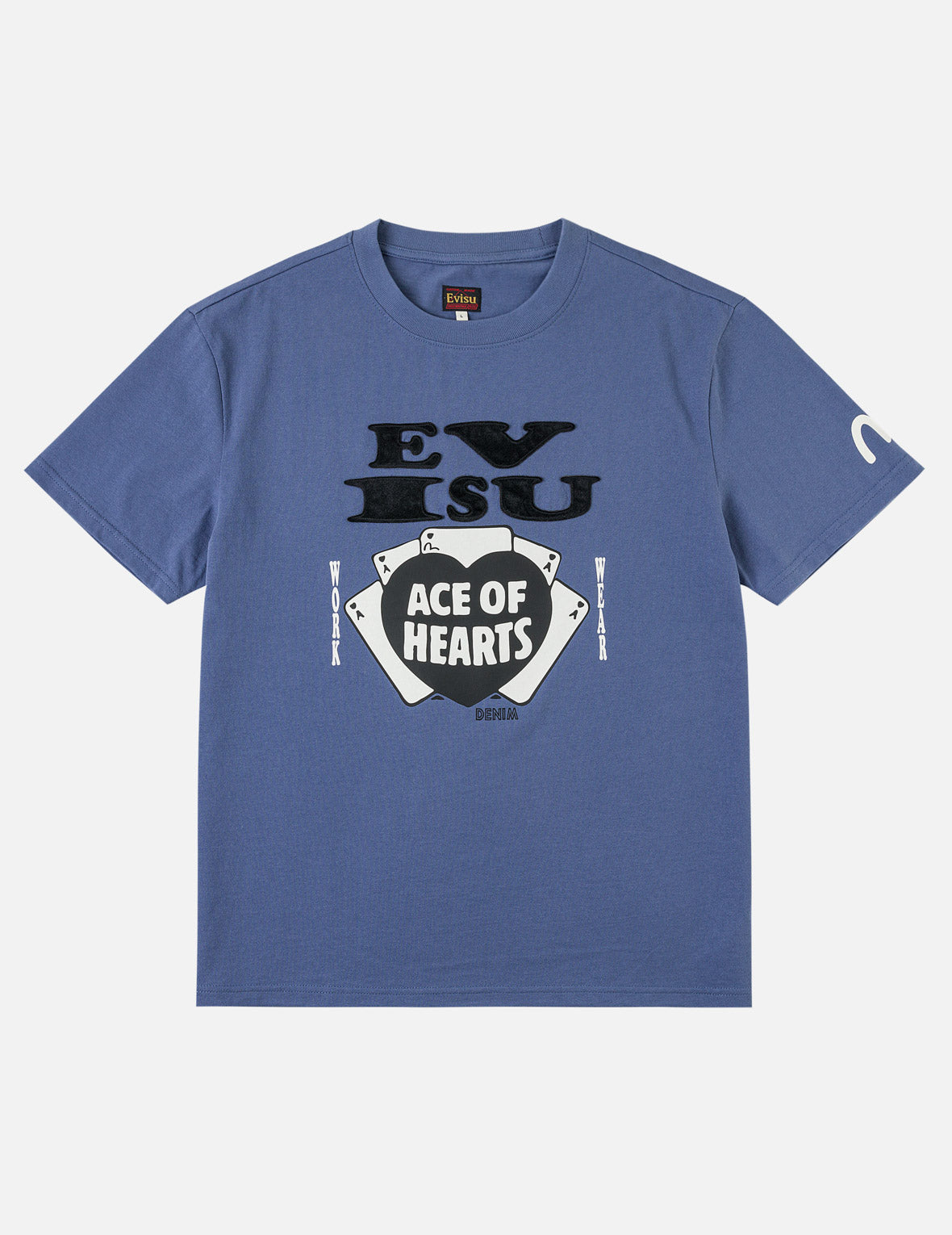 Ace of Hearts Flocked Logo T-shirt