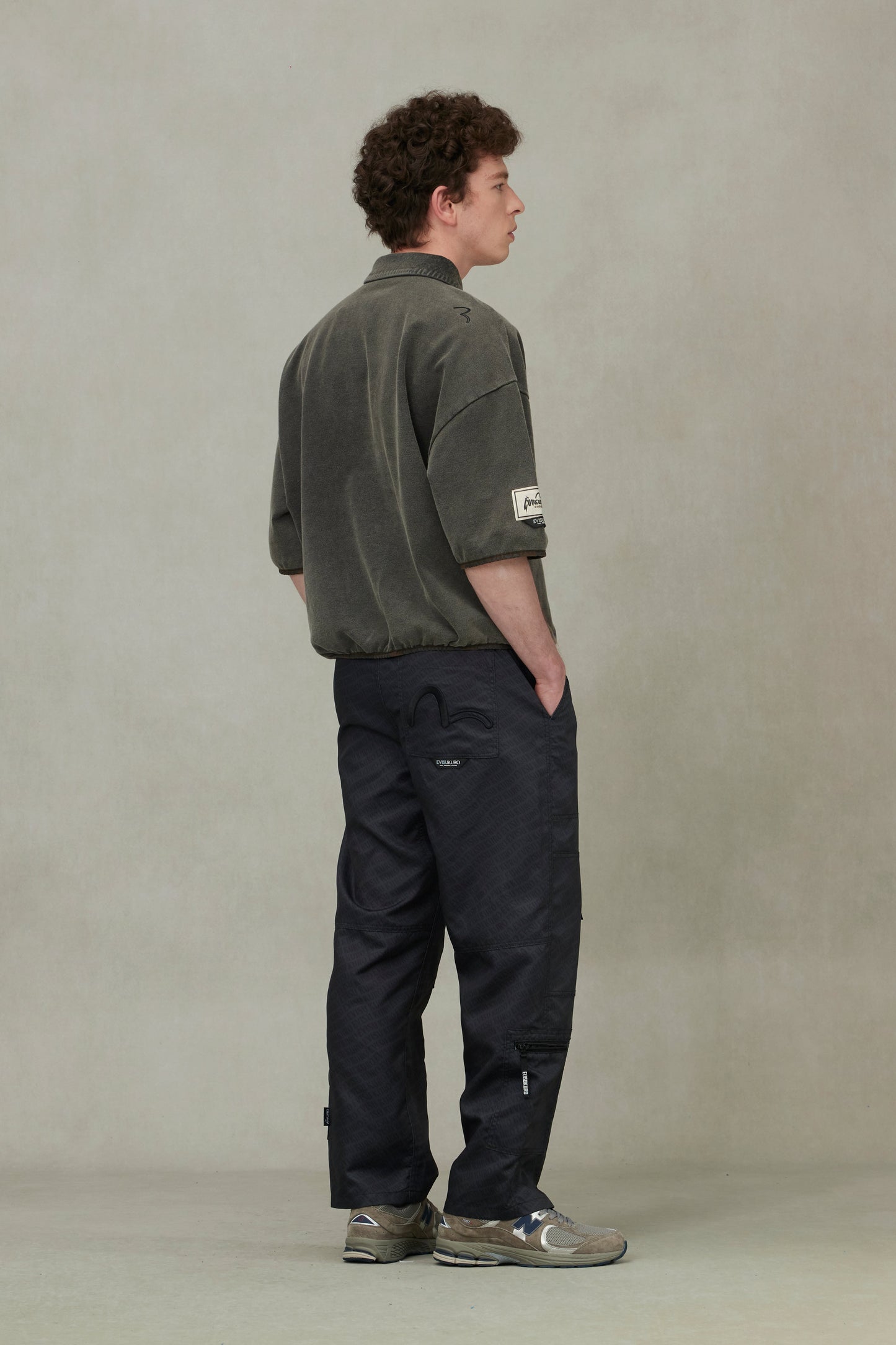 Logo Embroidery Relax Fit Polo Shirt