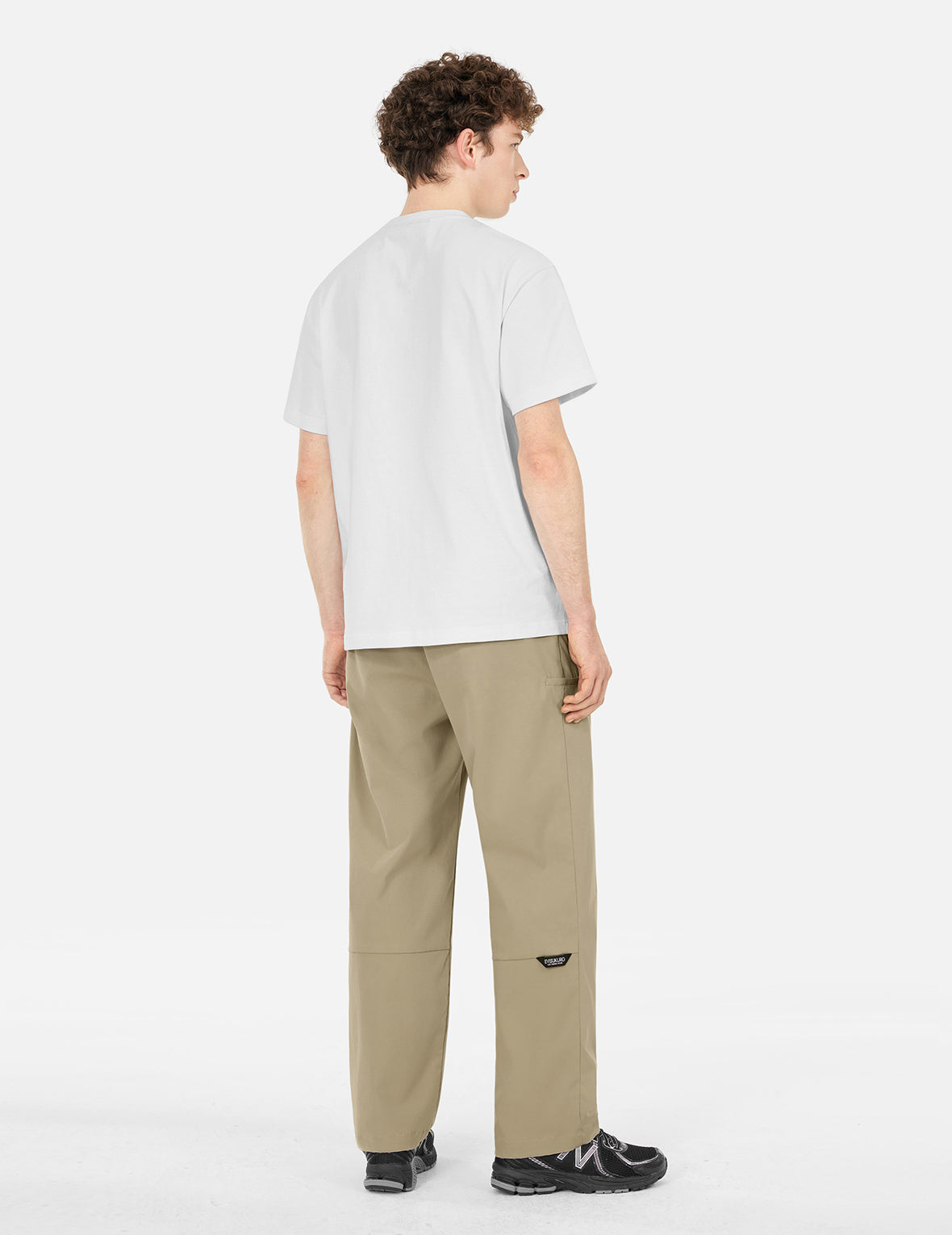 Logo Embroidery Relax Fit Chino Pants