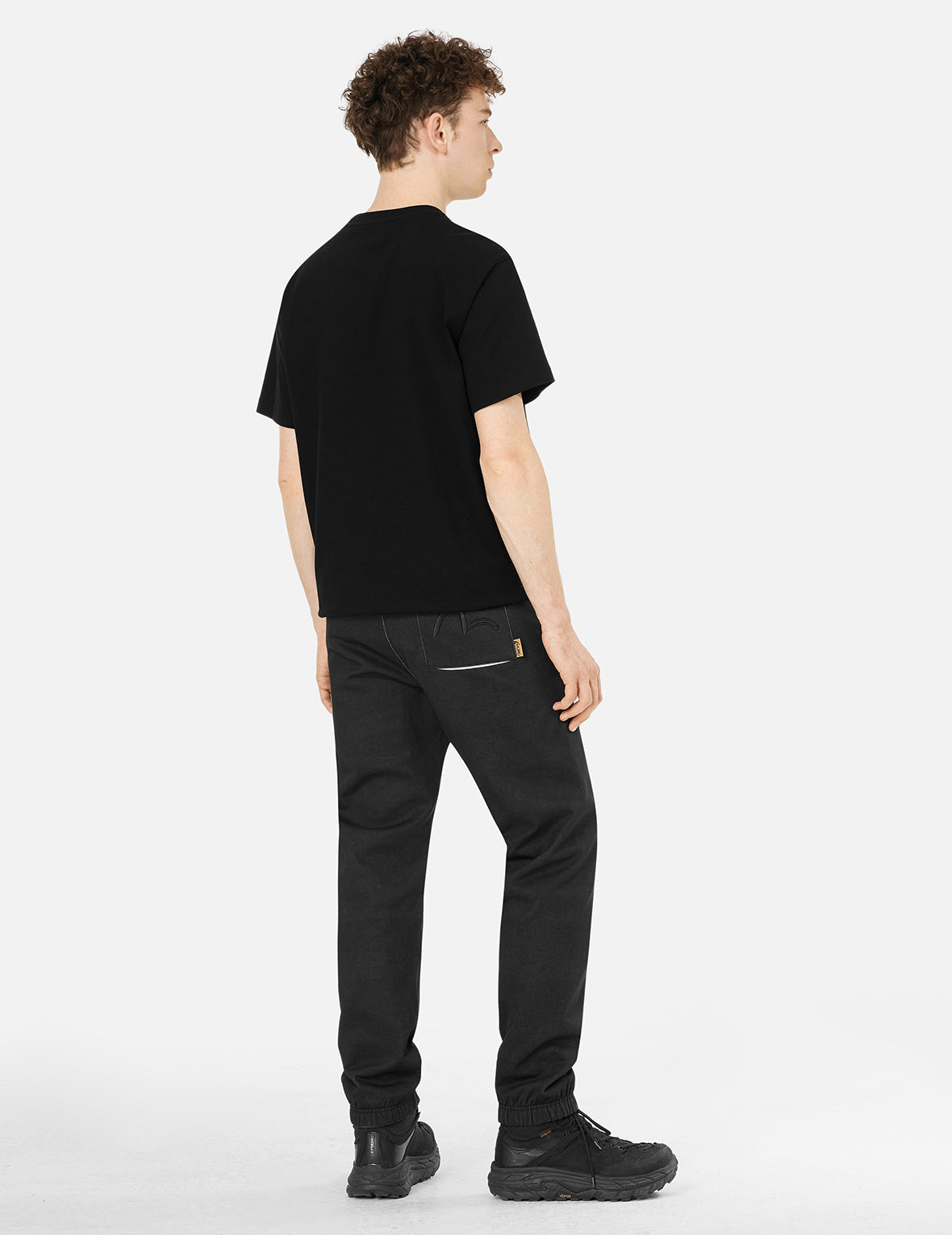 Seagull Embroidery and Logo Print Regular Fit T-shirt