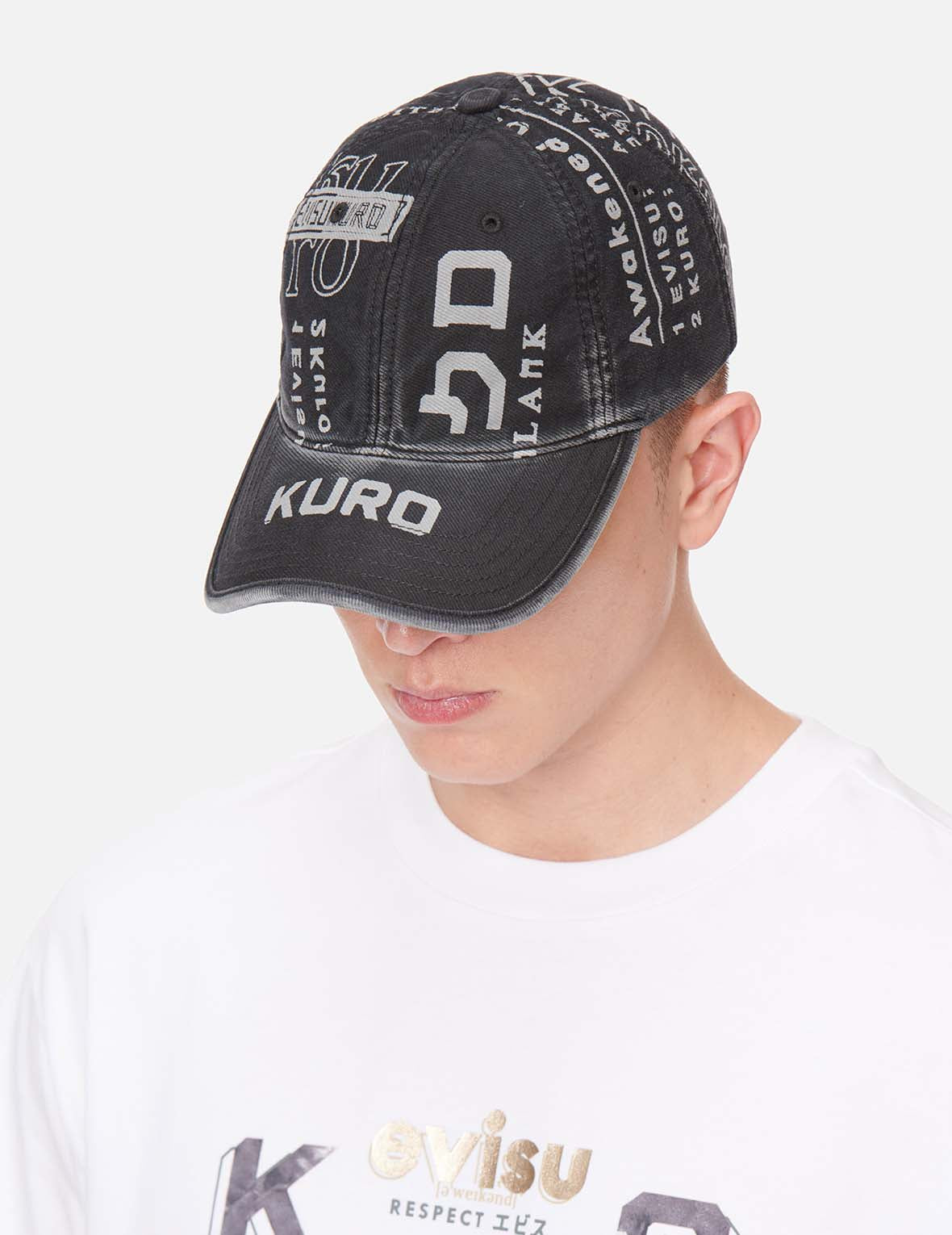 Logo and Slogan Print Dad Cap