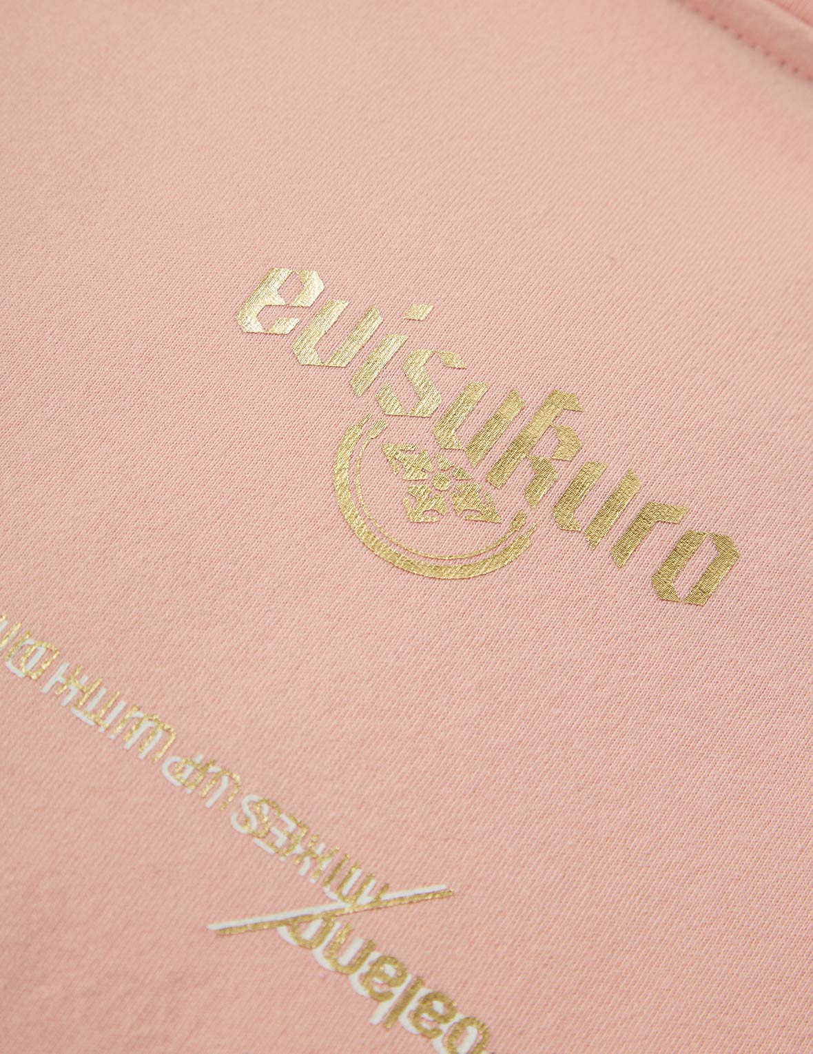 Ukiyo-E Infused Logo Label Print Oversized T-shirt