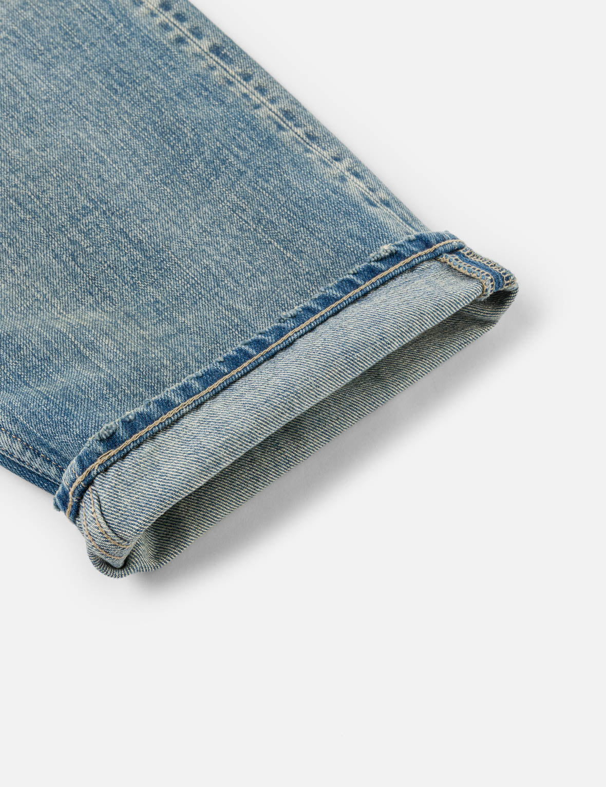 Light-washed Seagull Print Regular Fit Jeans #2020