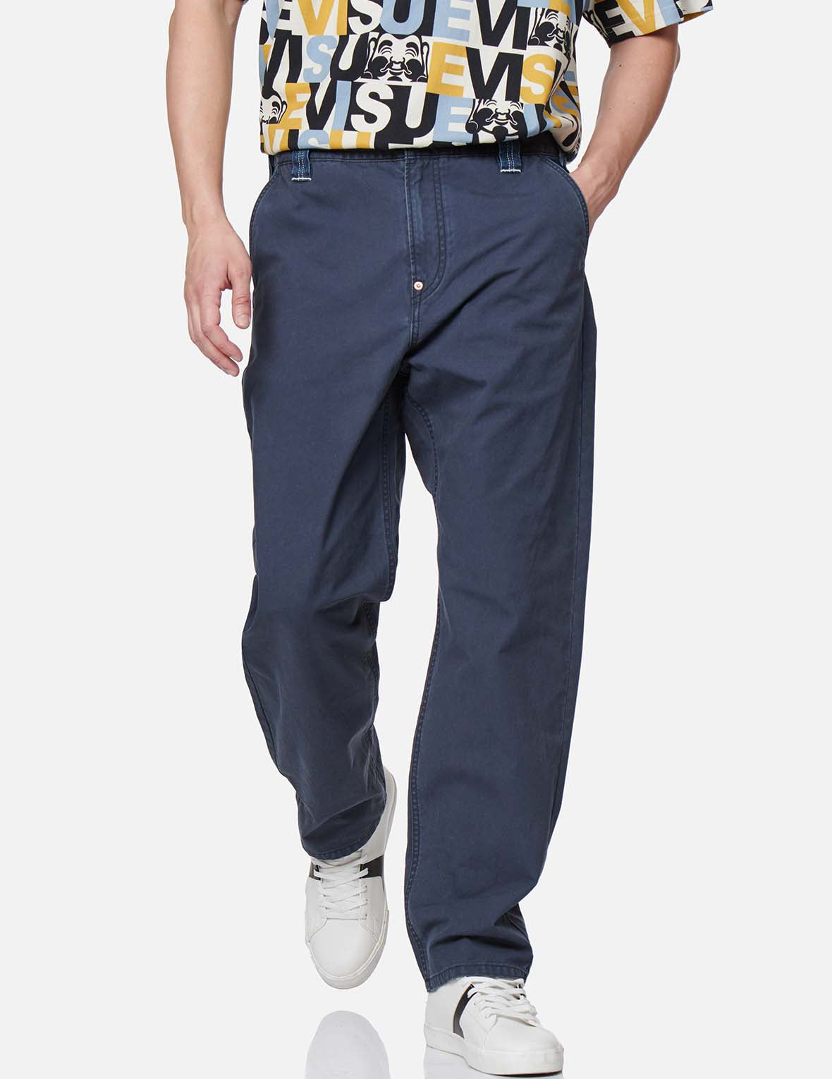 Fabric Blocking Woven Pants