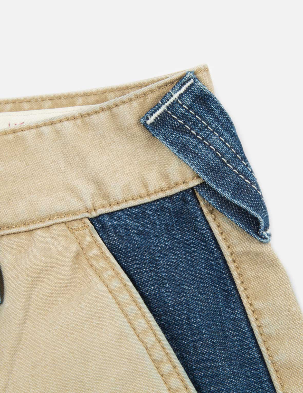 Fabric Blocking Woven Pants