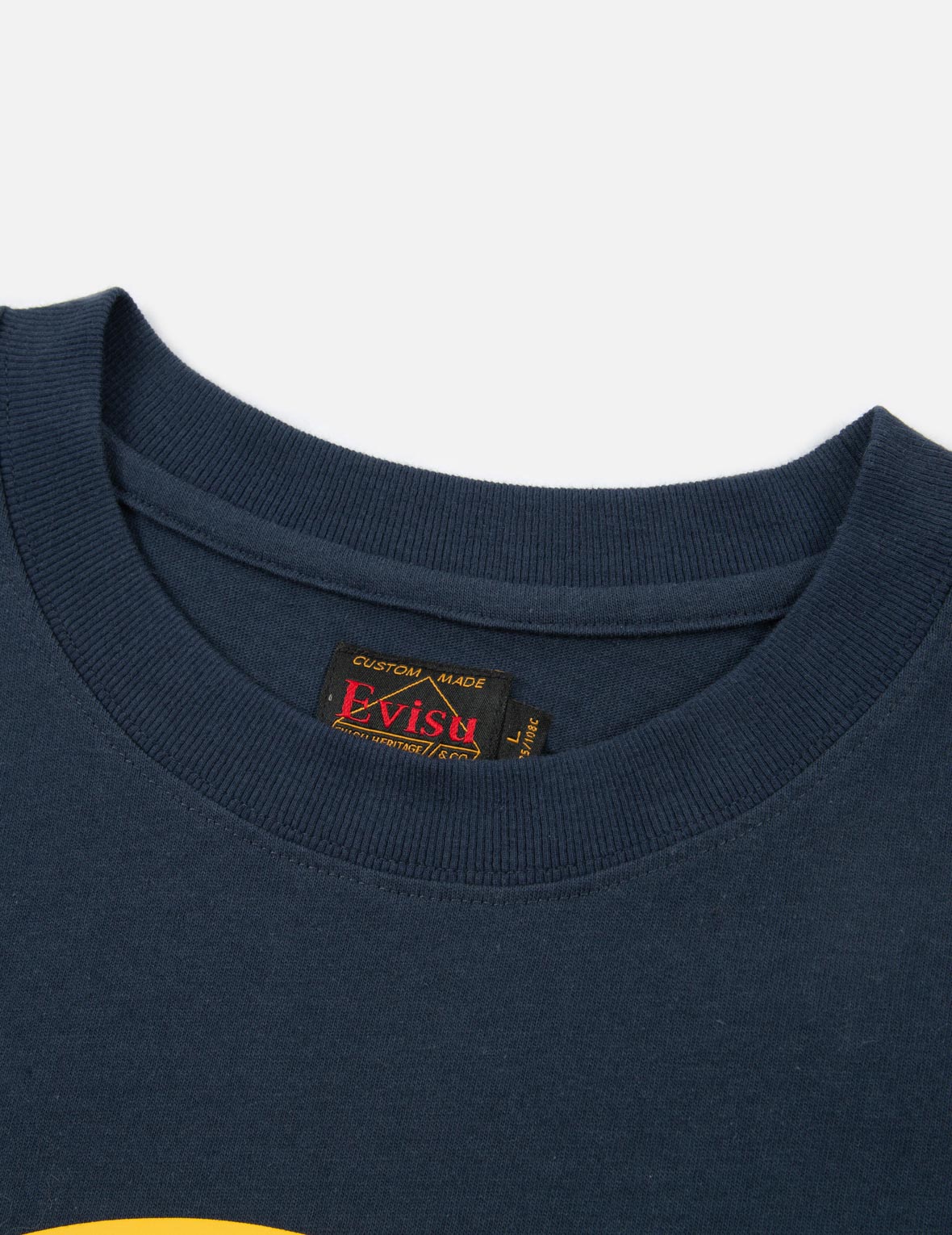 Kamon-pattern Seagull Motif Print T-Shirt