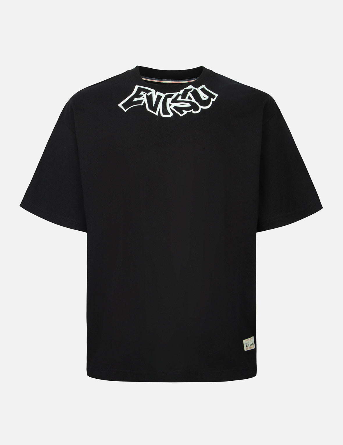 Daruma and Slogan Daicock Print T-shirt