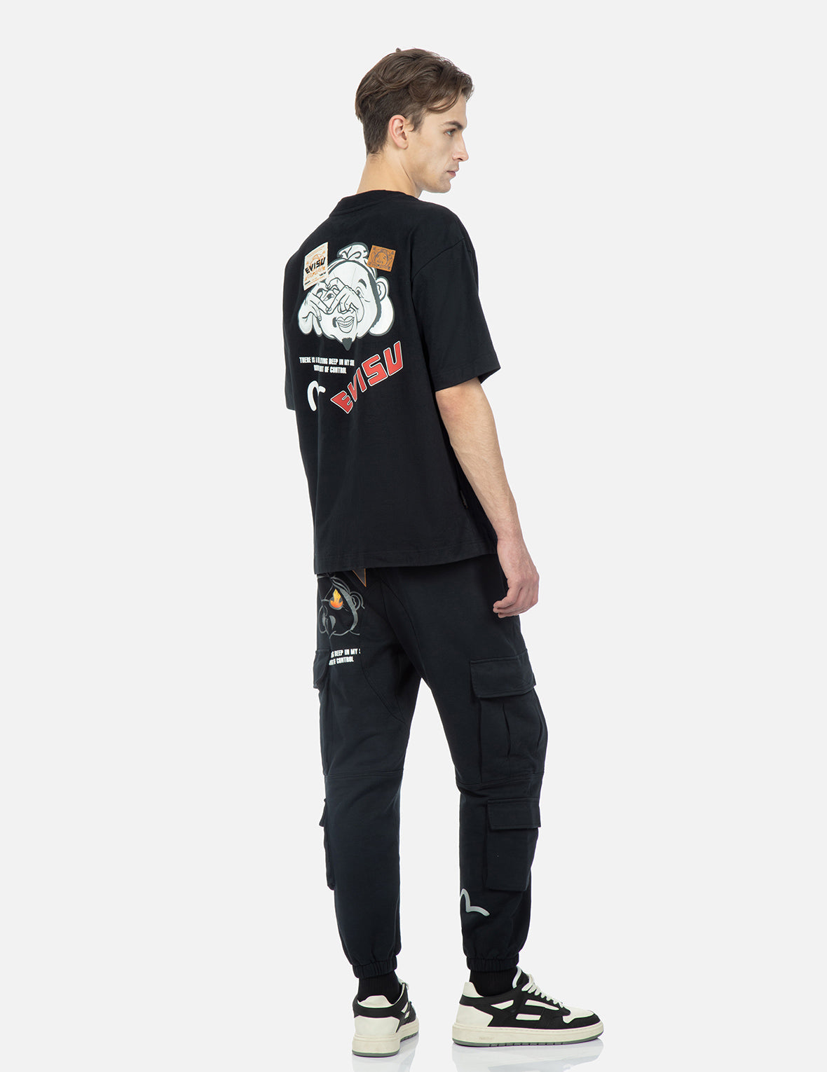Godhead and Seagull Print T-shirt