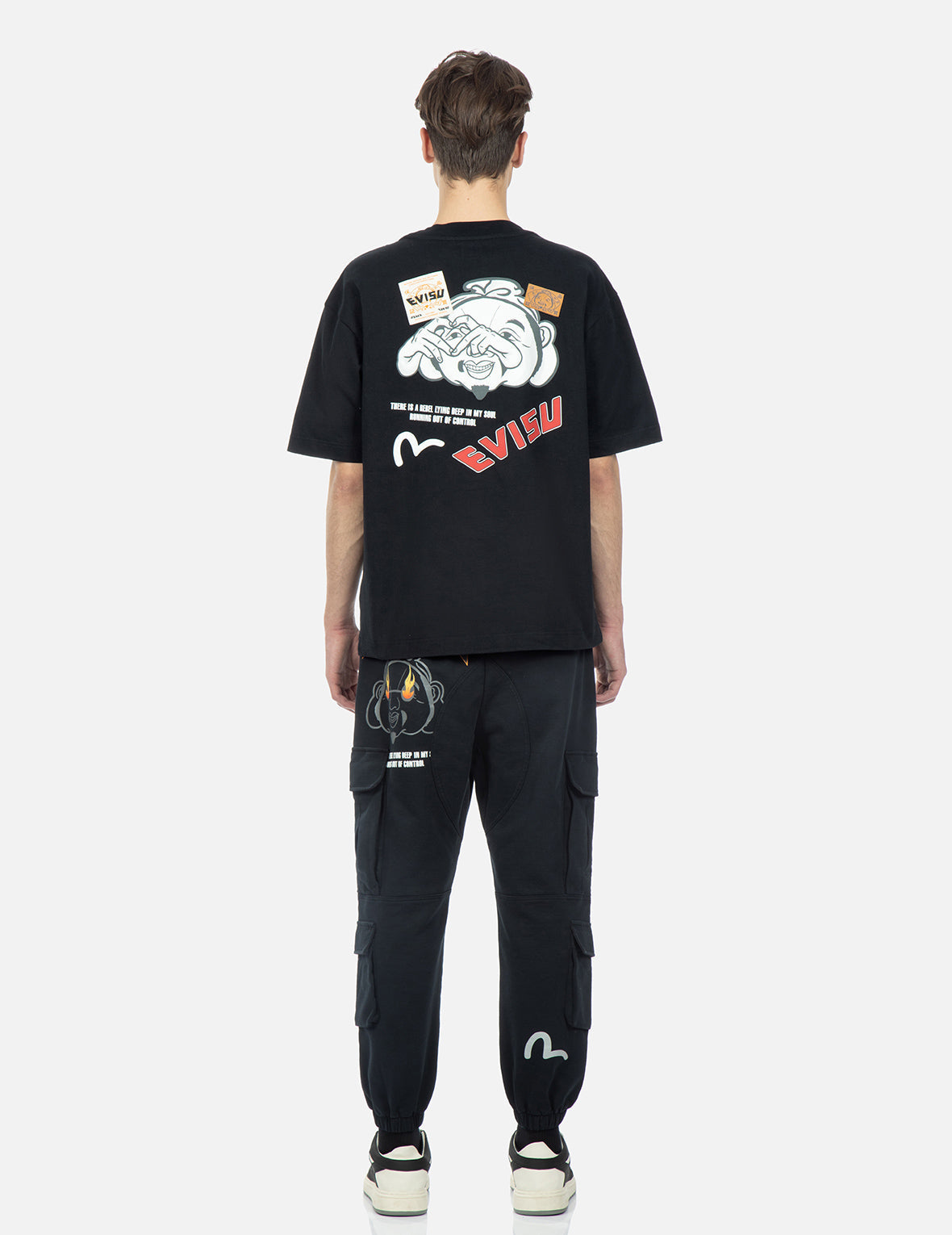 Godhead and Seagull Print T-shirt